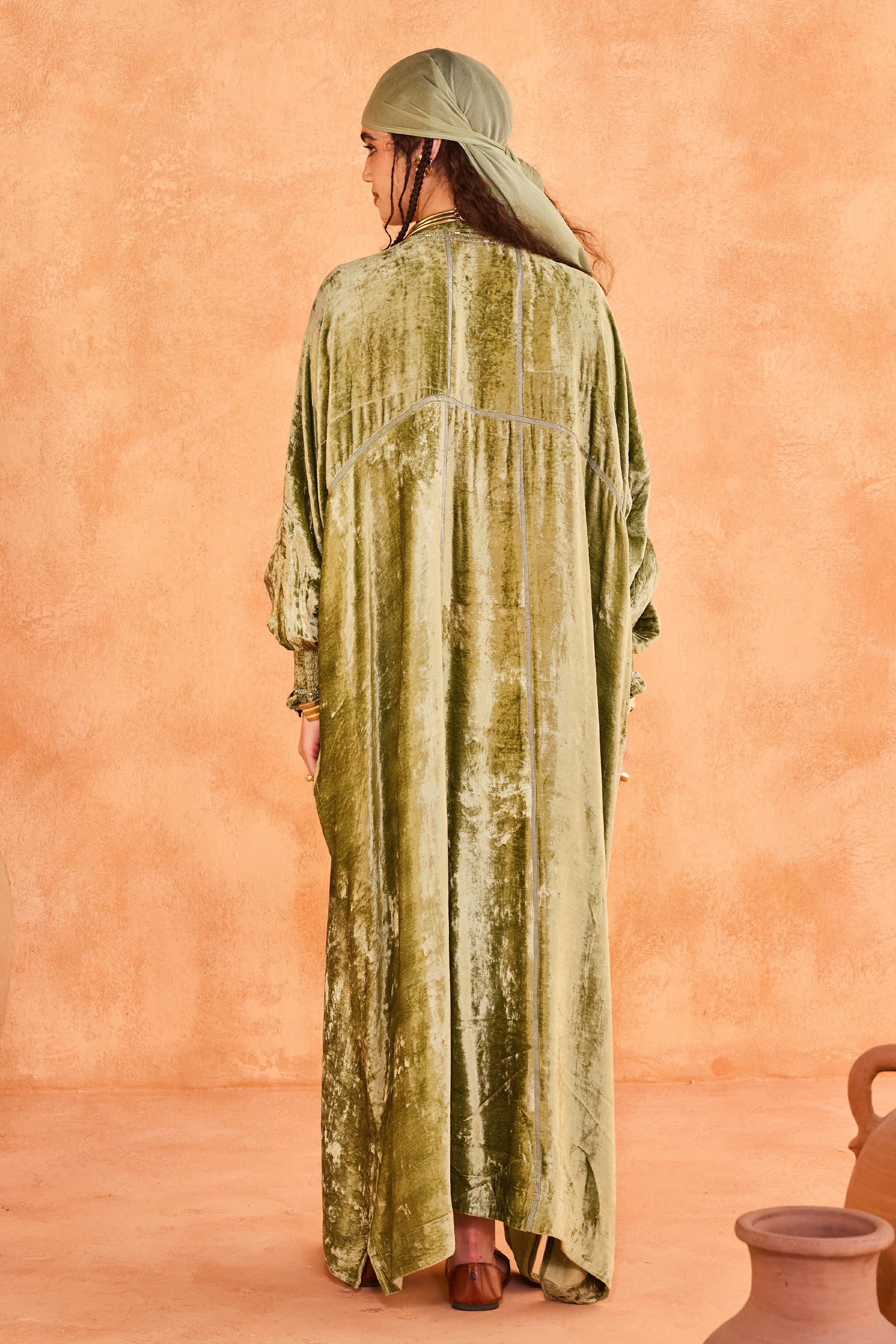 Abir Jalabiya with Embellishment