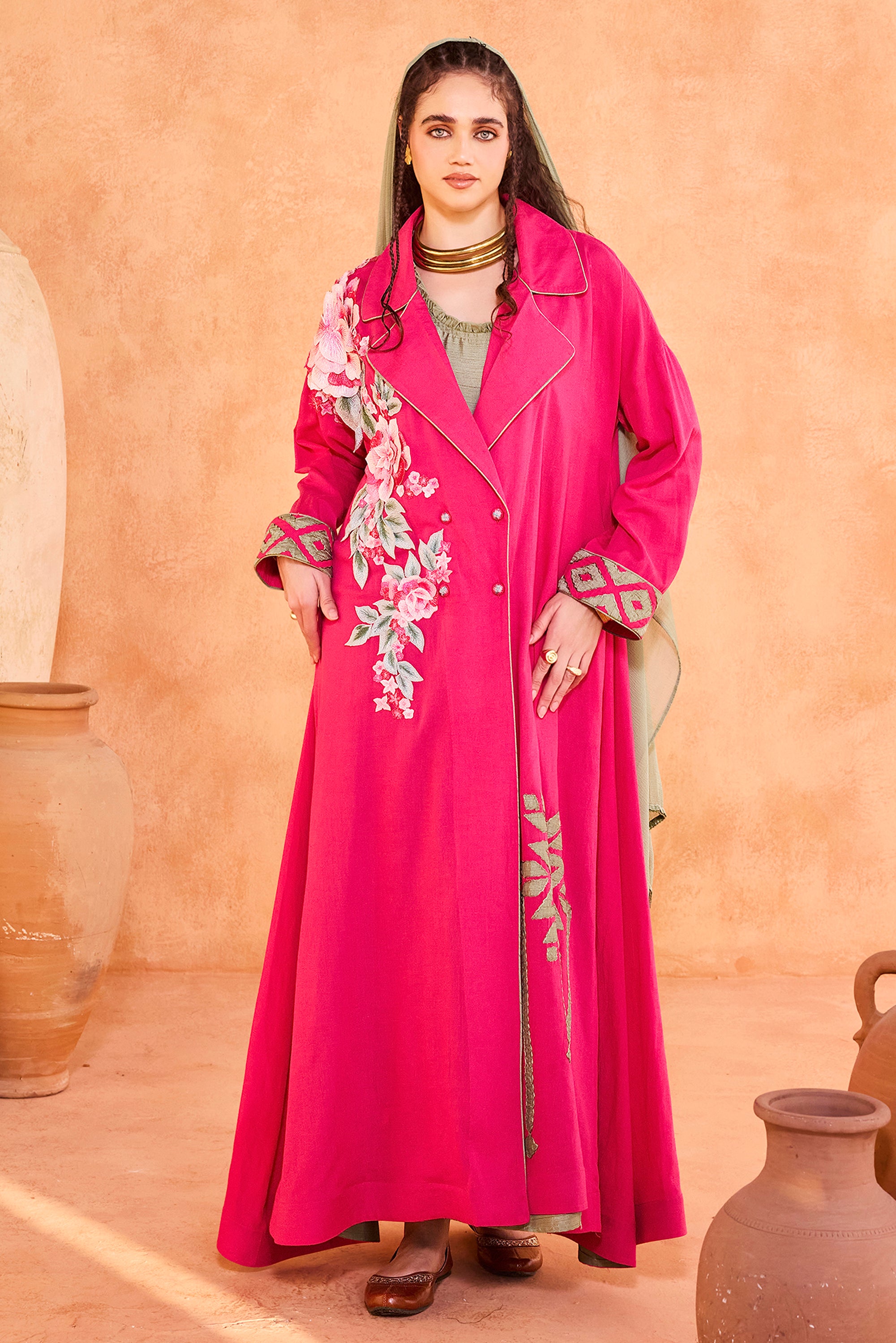 Qistina Embroidered Abaya