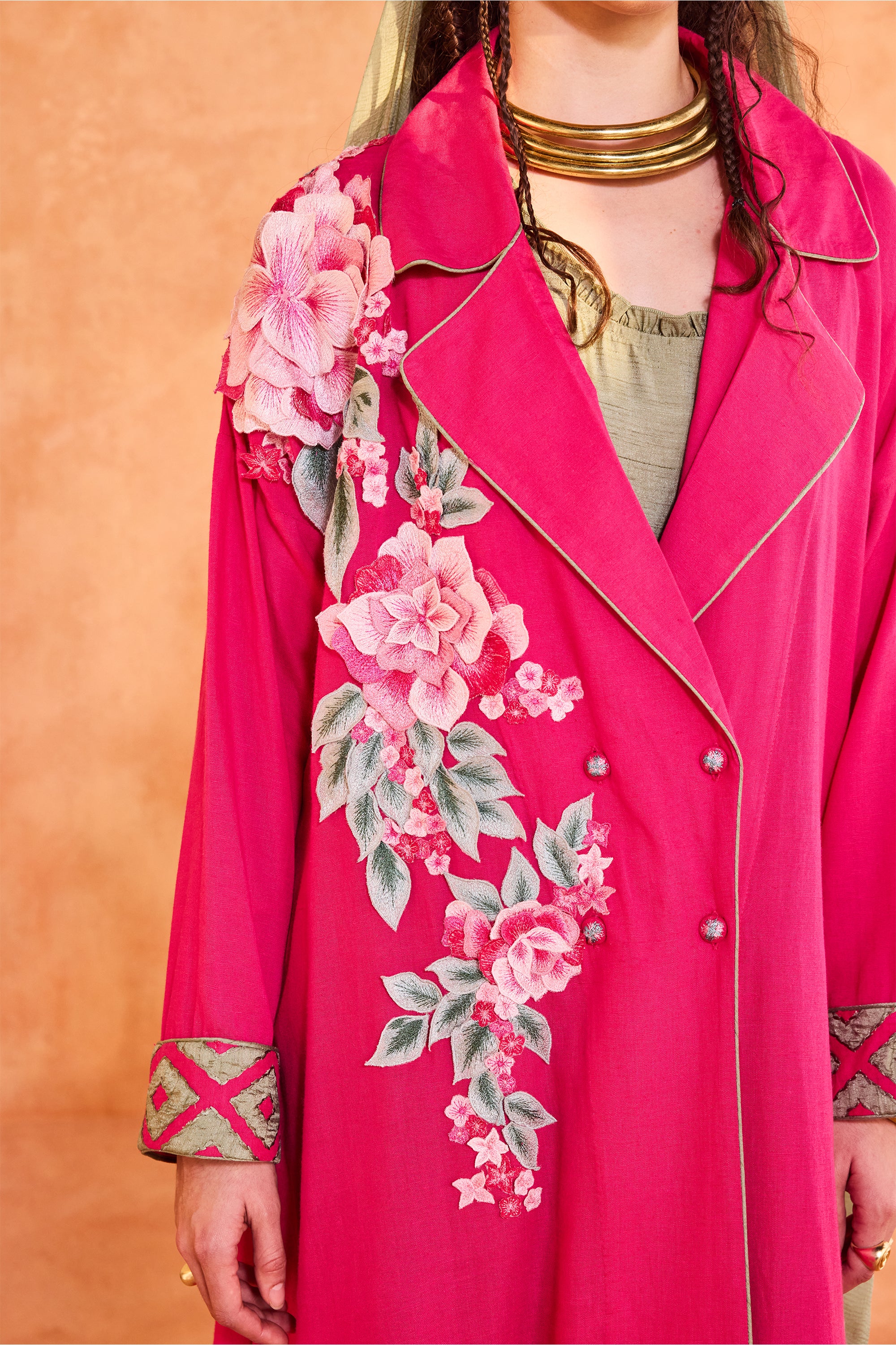 Qistina Embroidered Abaya