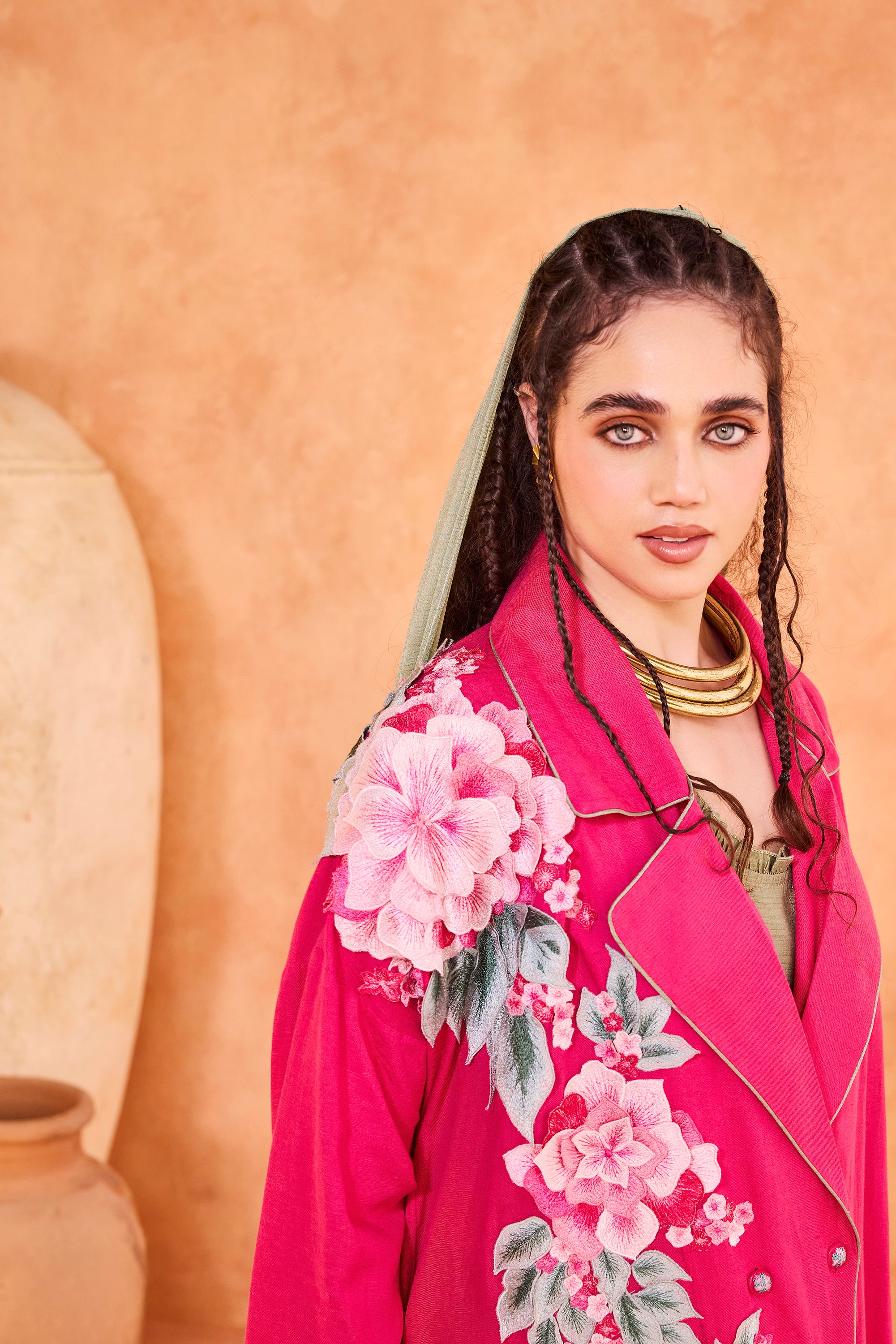 Qistina Embroidered Abaya