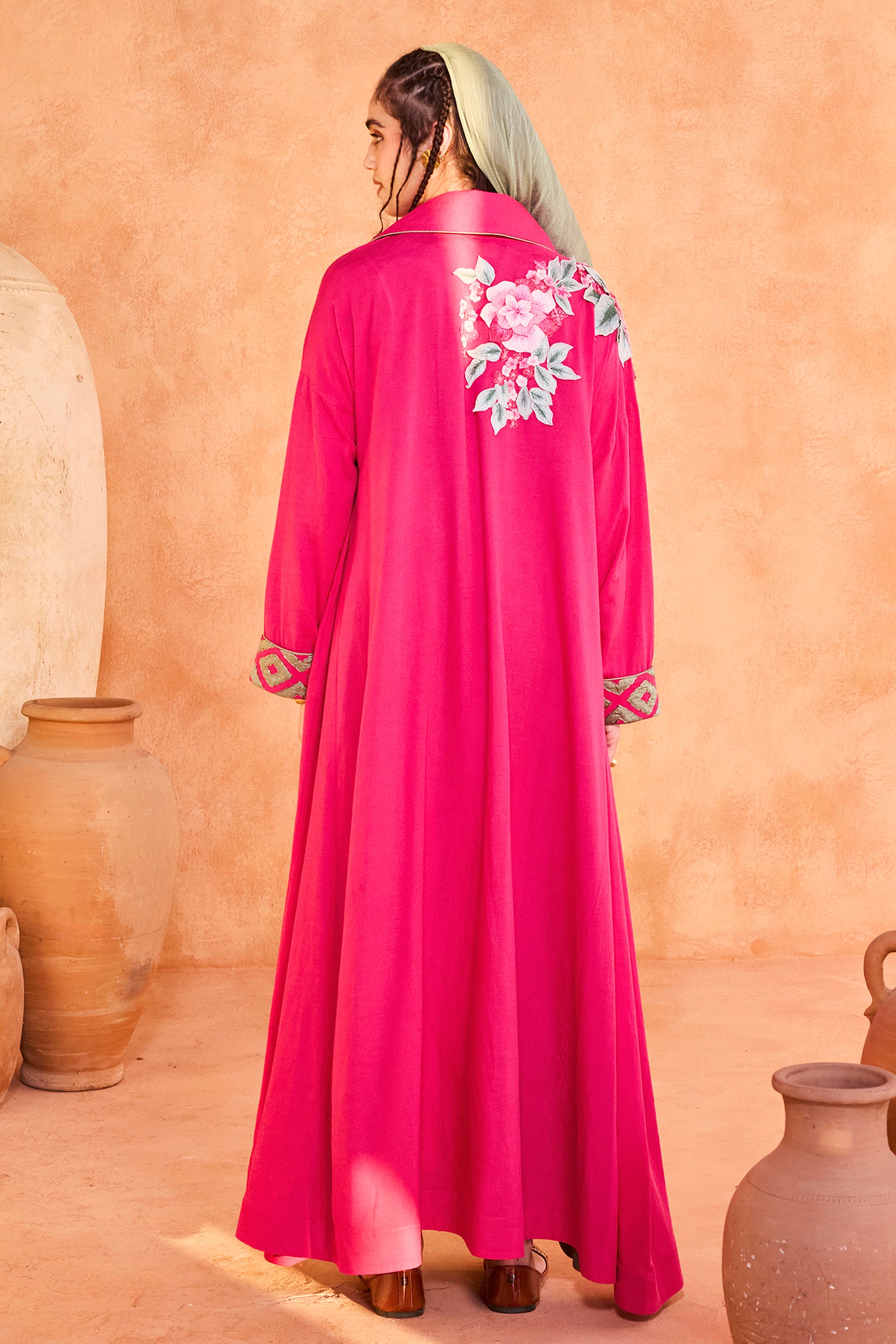 Qistina Embroidered Abaya