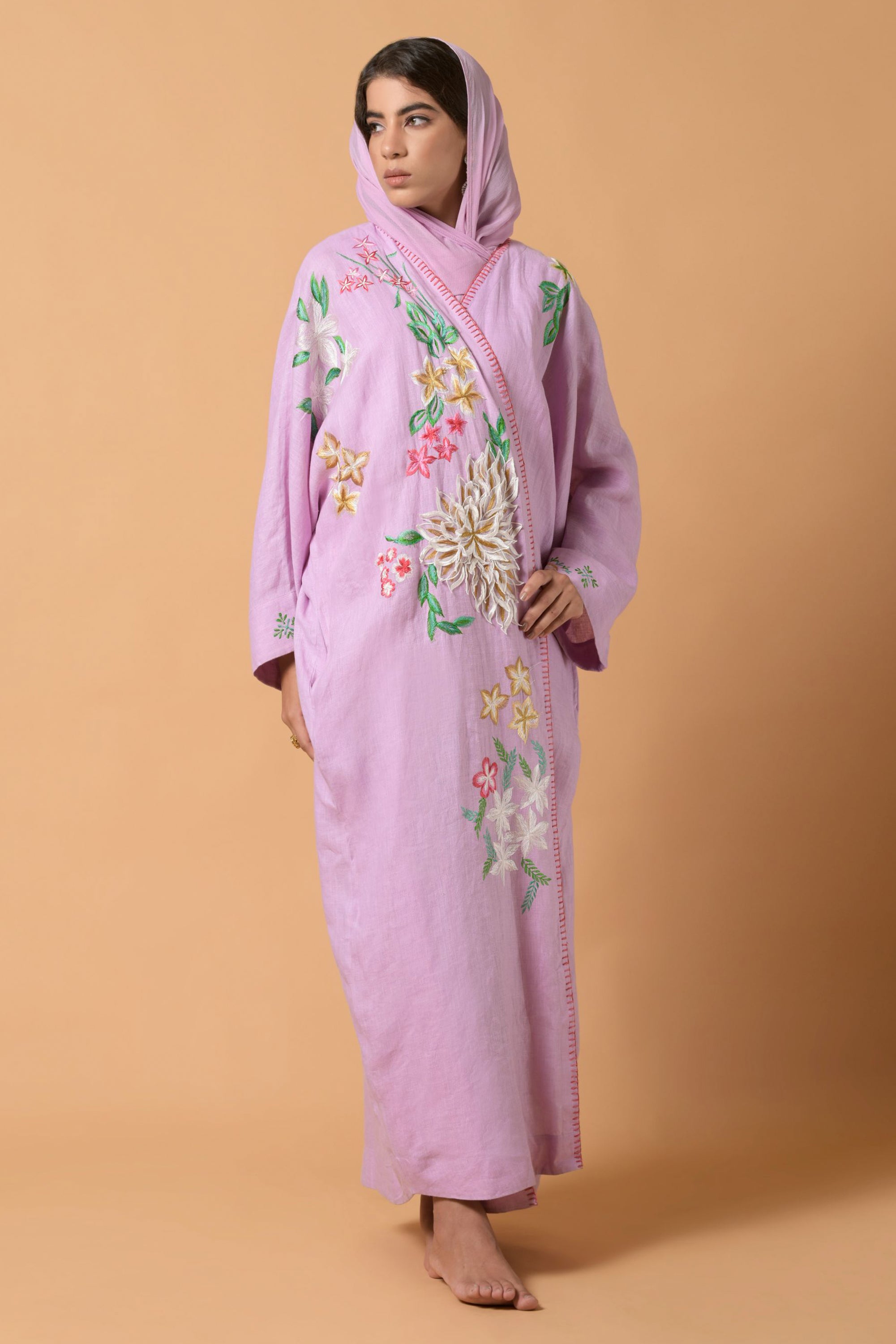 Basma Blooms Abaya