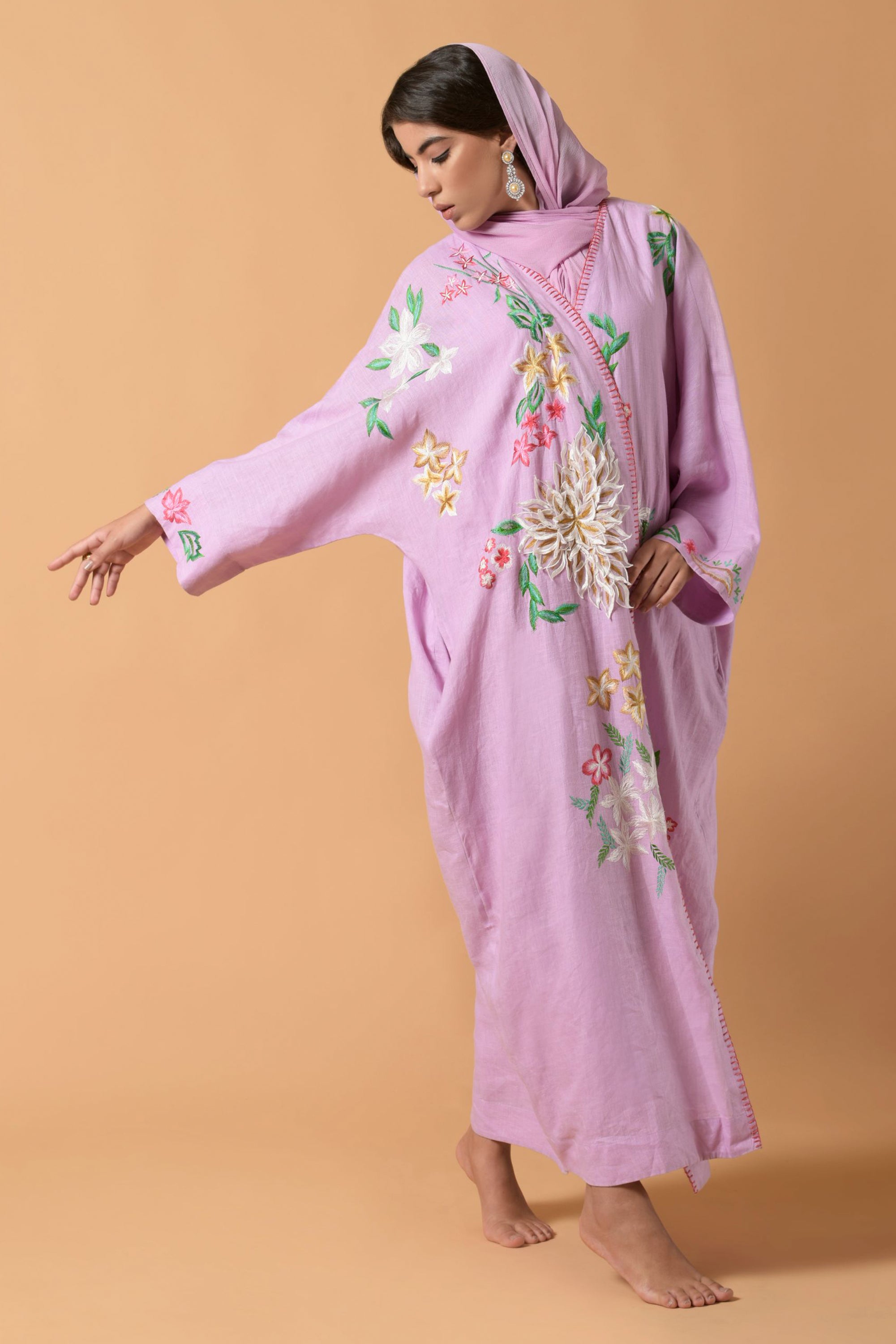 Basma Blooms Abaya