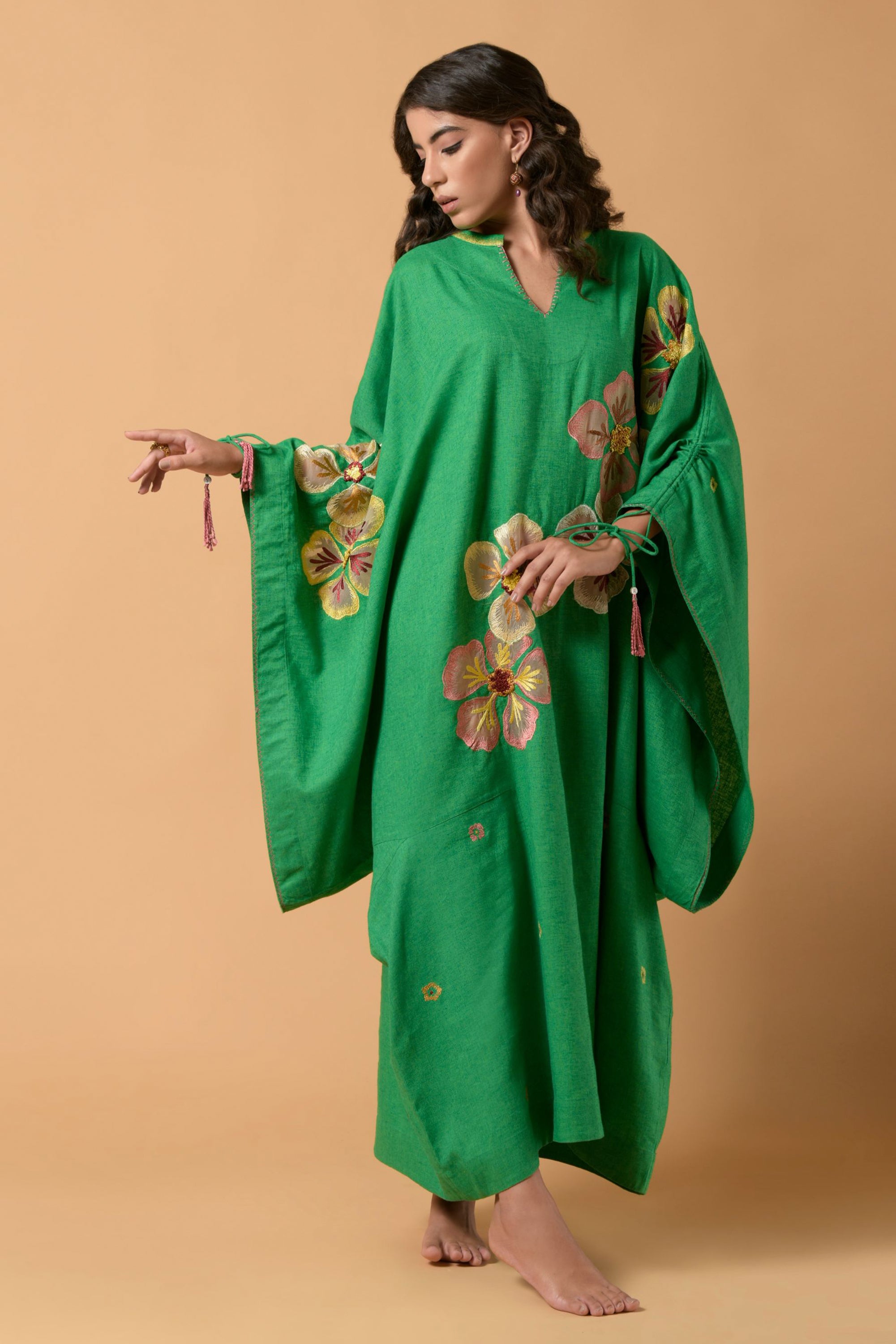 Kailey Botanic Organza Jalabiya