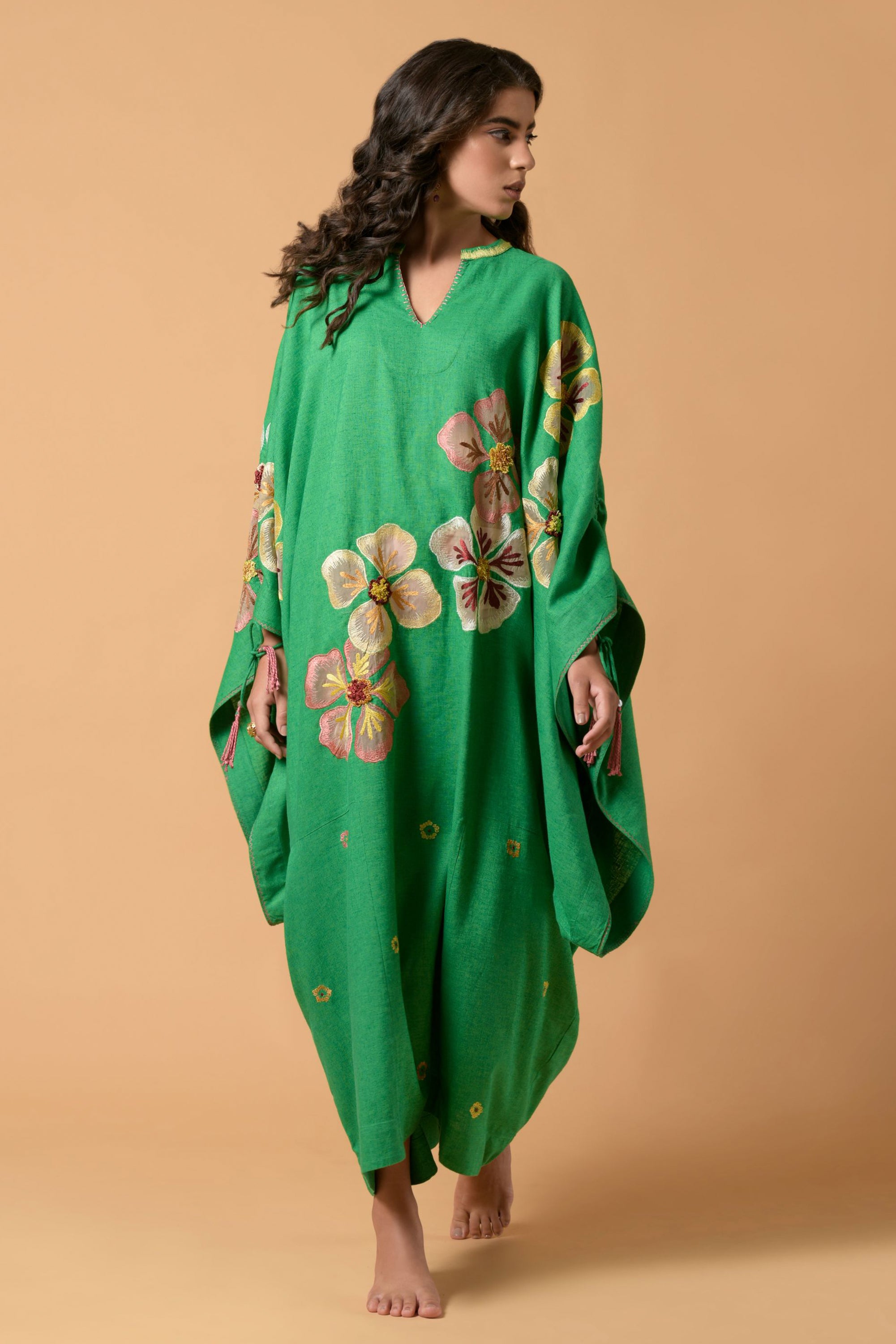 Kailey Botanic Organza Jalabiya