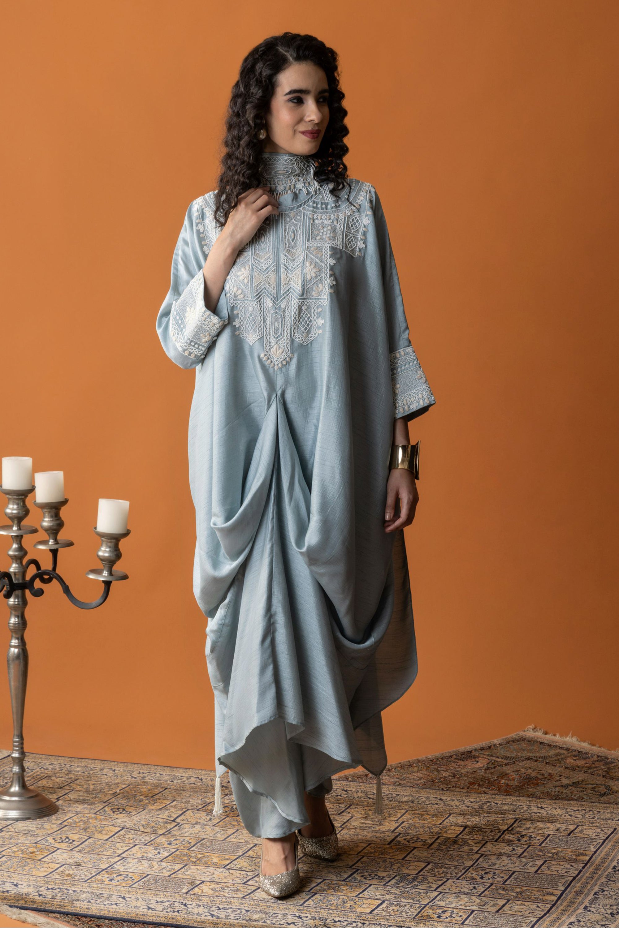 Fatima Embroidered Jalabiya