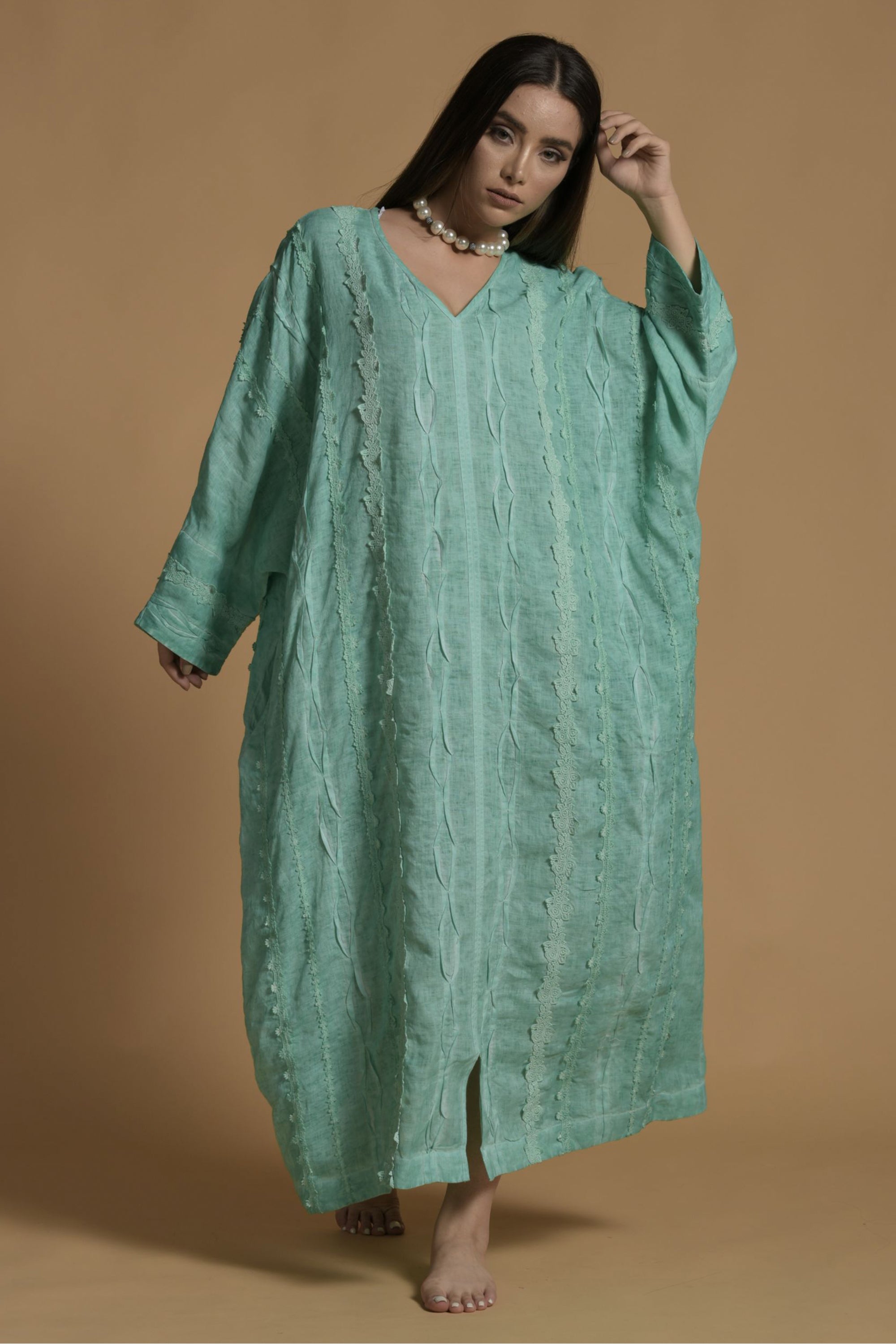 Ashira Jalabiya with Cold Pigment Dye