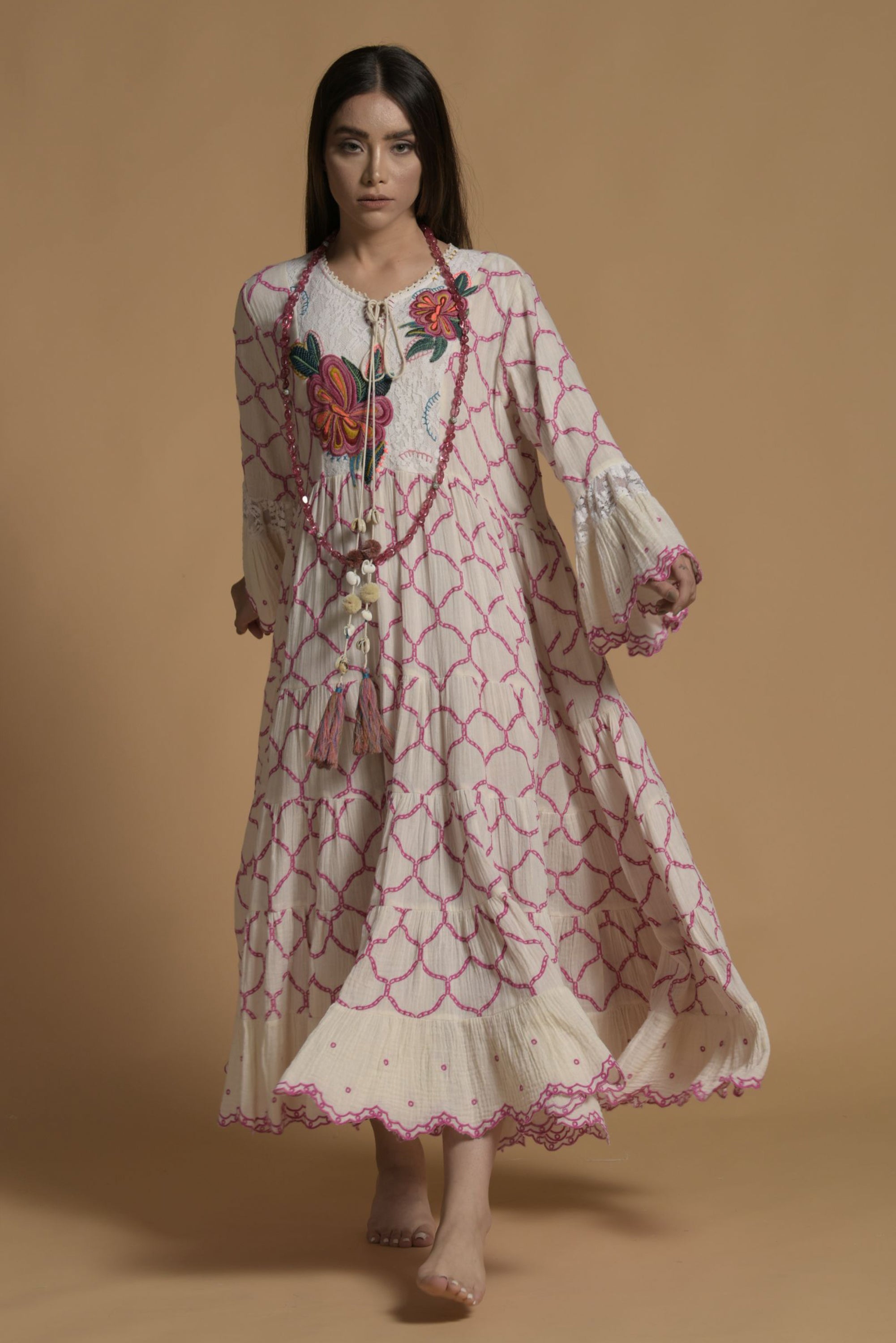 Sofia Embroidered Jalabiya