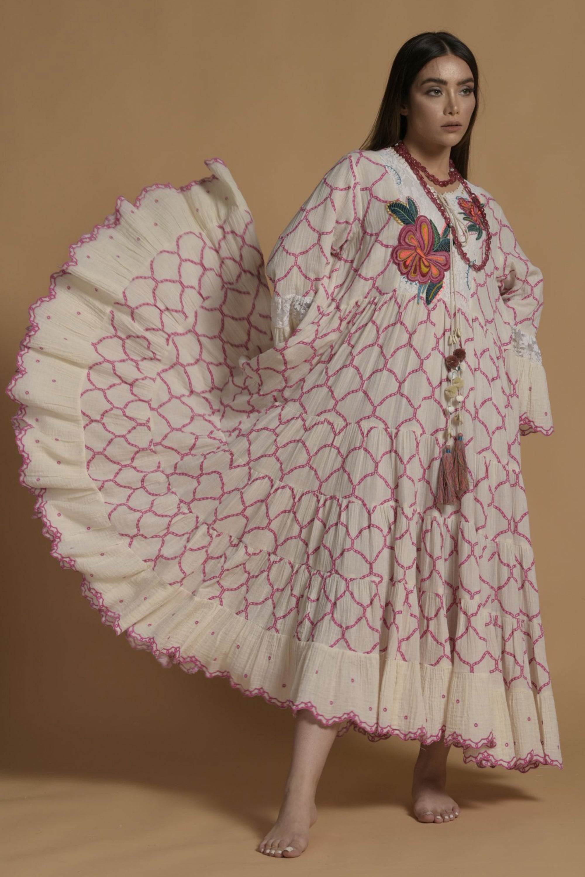 Sofia Embroidered Jalabiya