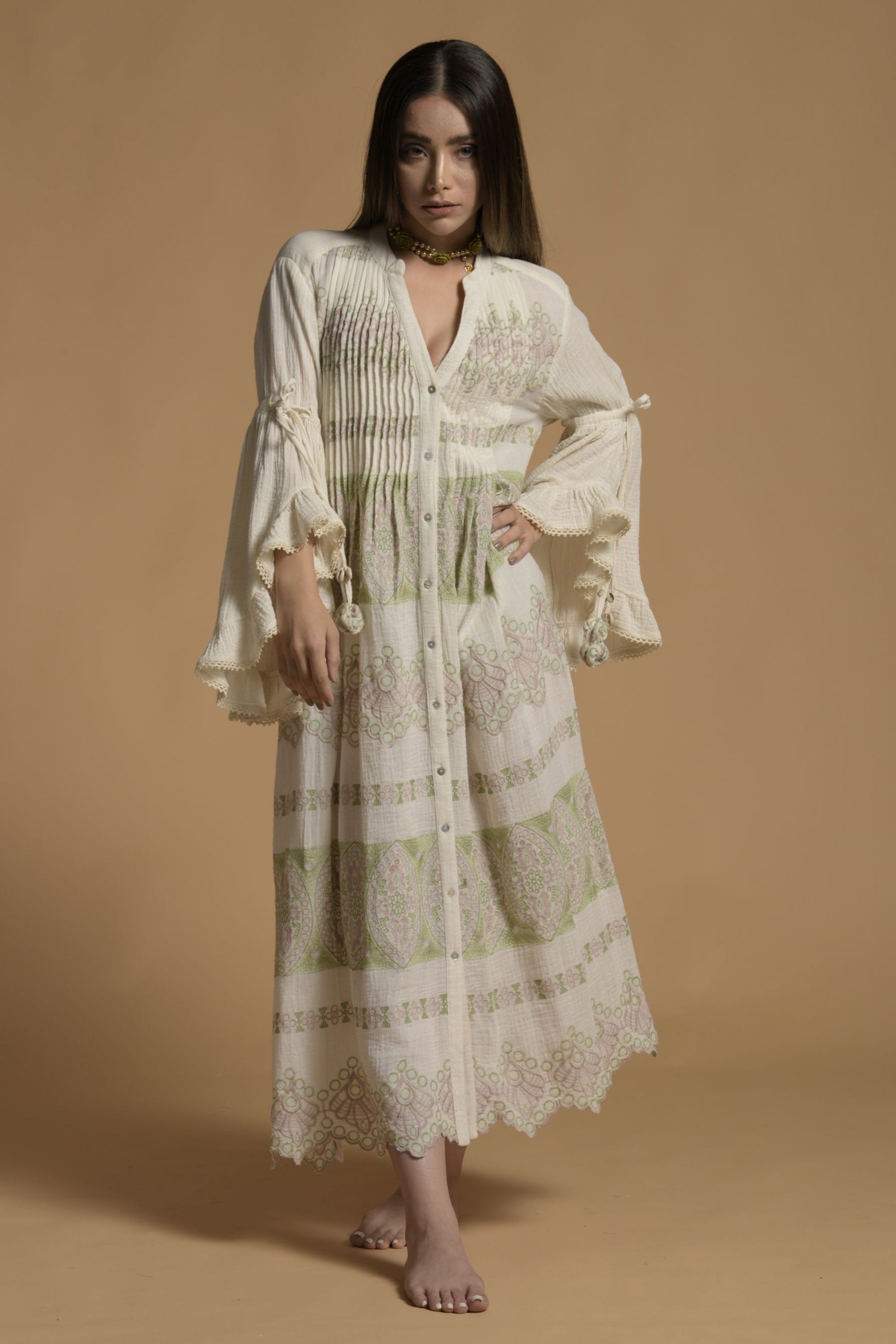 Zonaira Embroidered Jalabiya