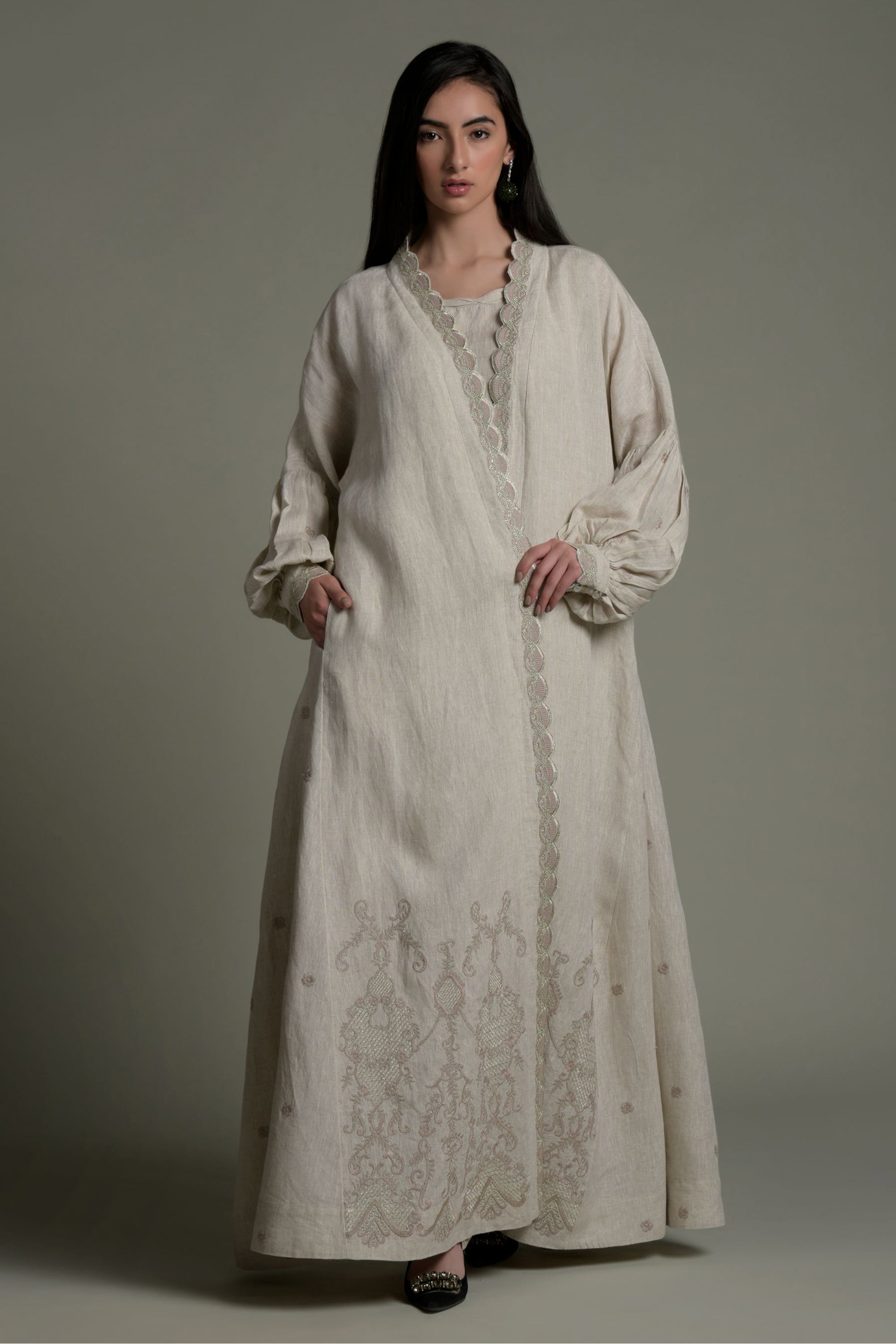 Fadilah Embroidered Abaya