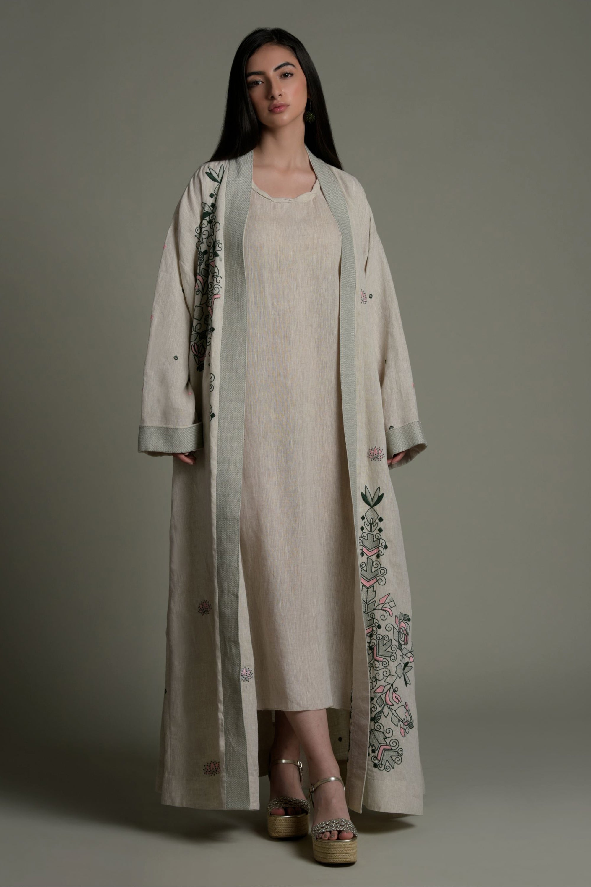 Afreen Embroidered Abaya