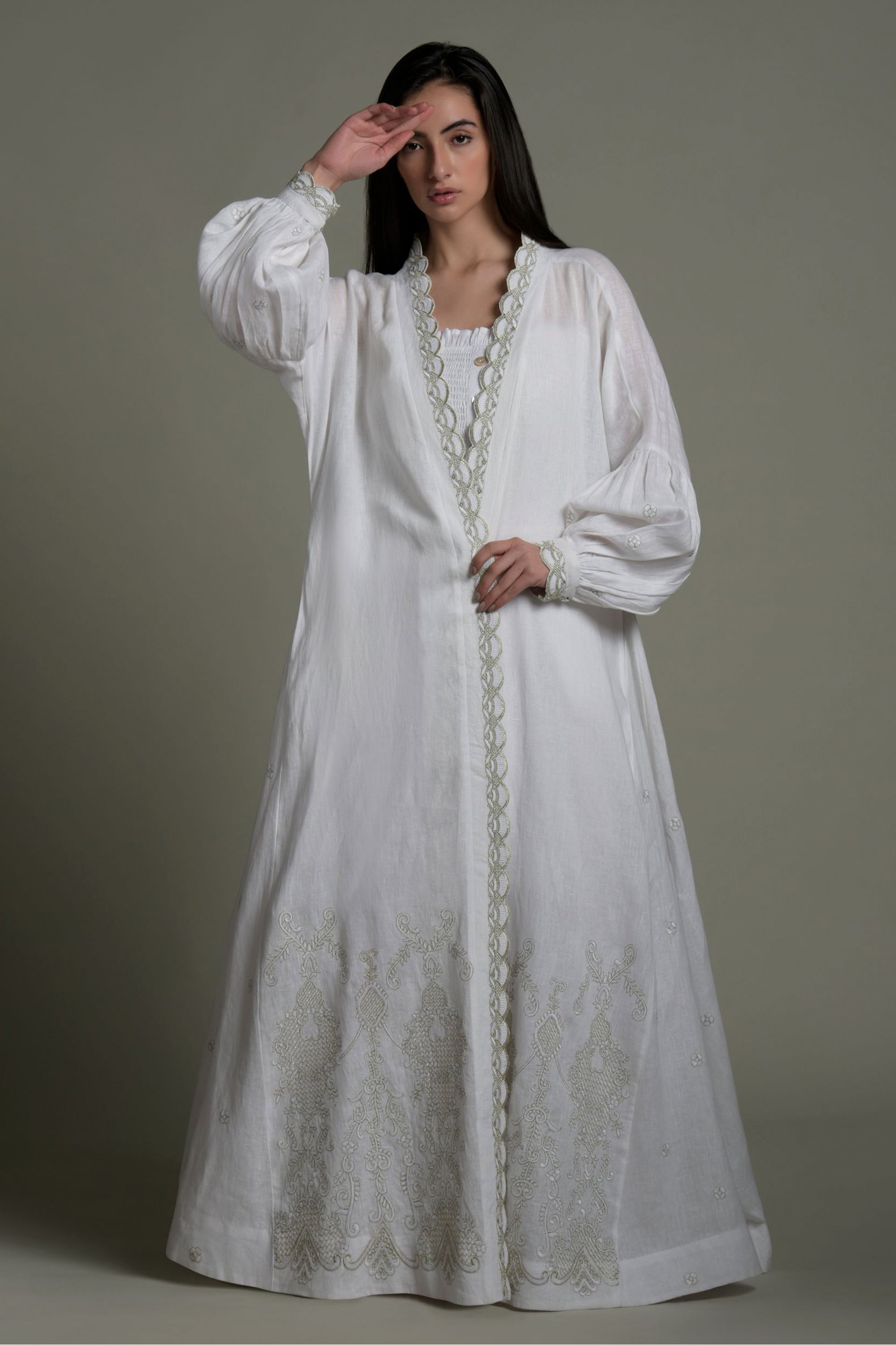 Mariya Embroidered Abaya