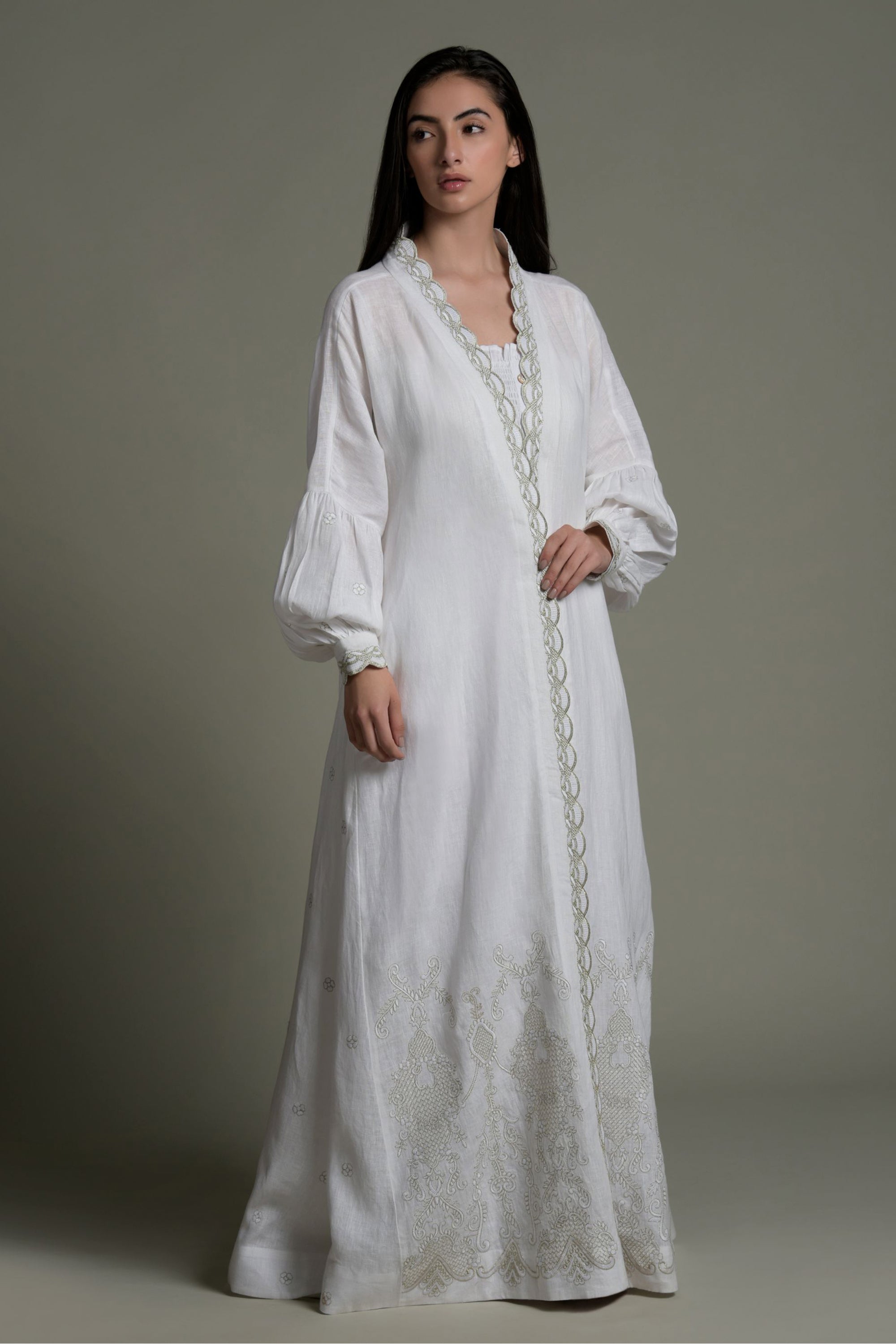 Mariya Embroidered Abaya