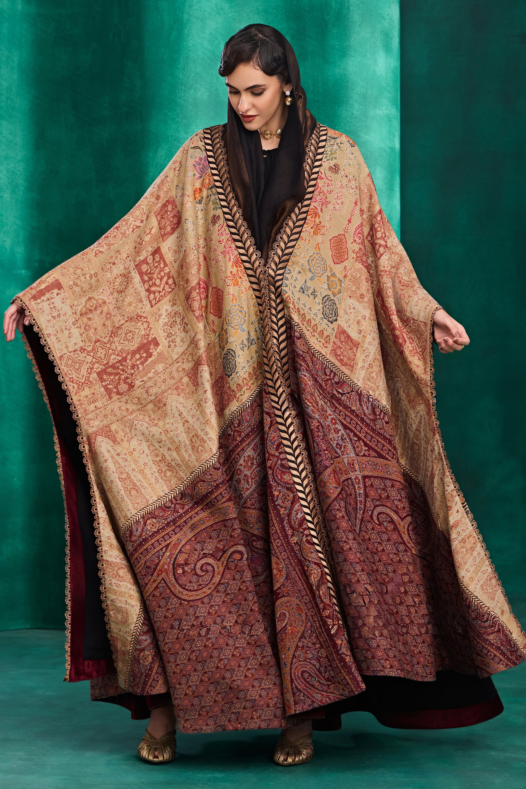 Iqraah Embroidered Abaya