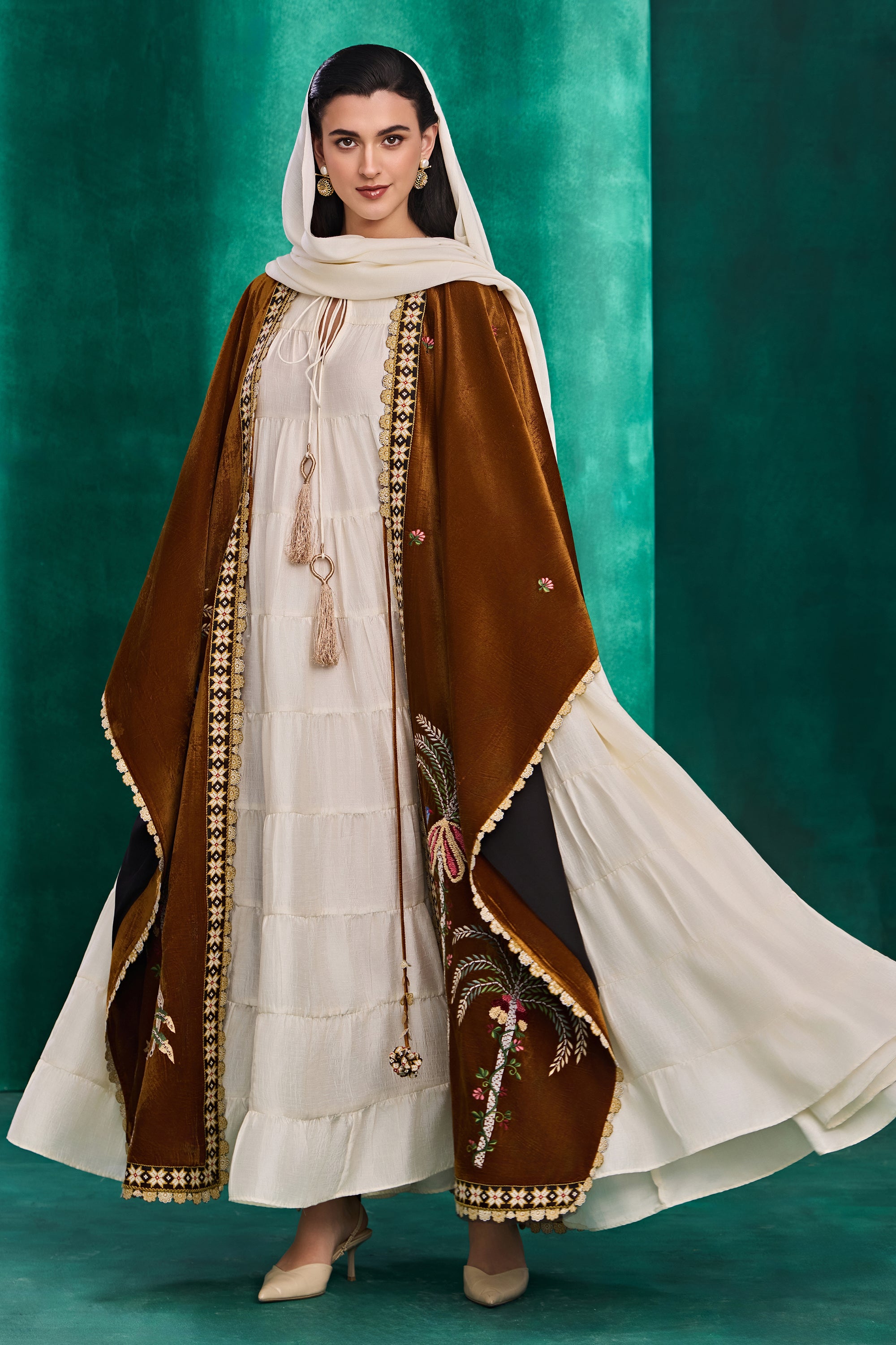 Karamah Embroidered Cape