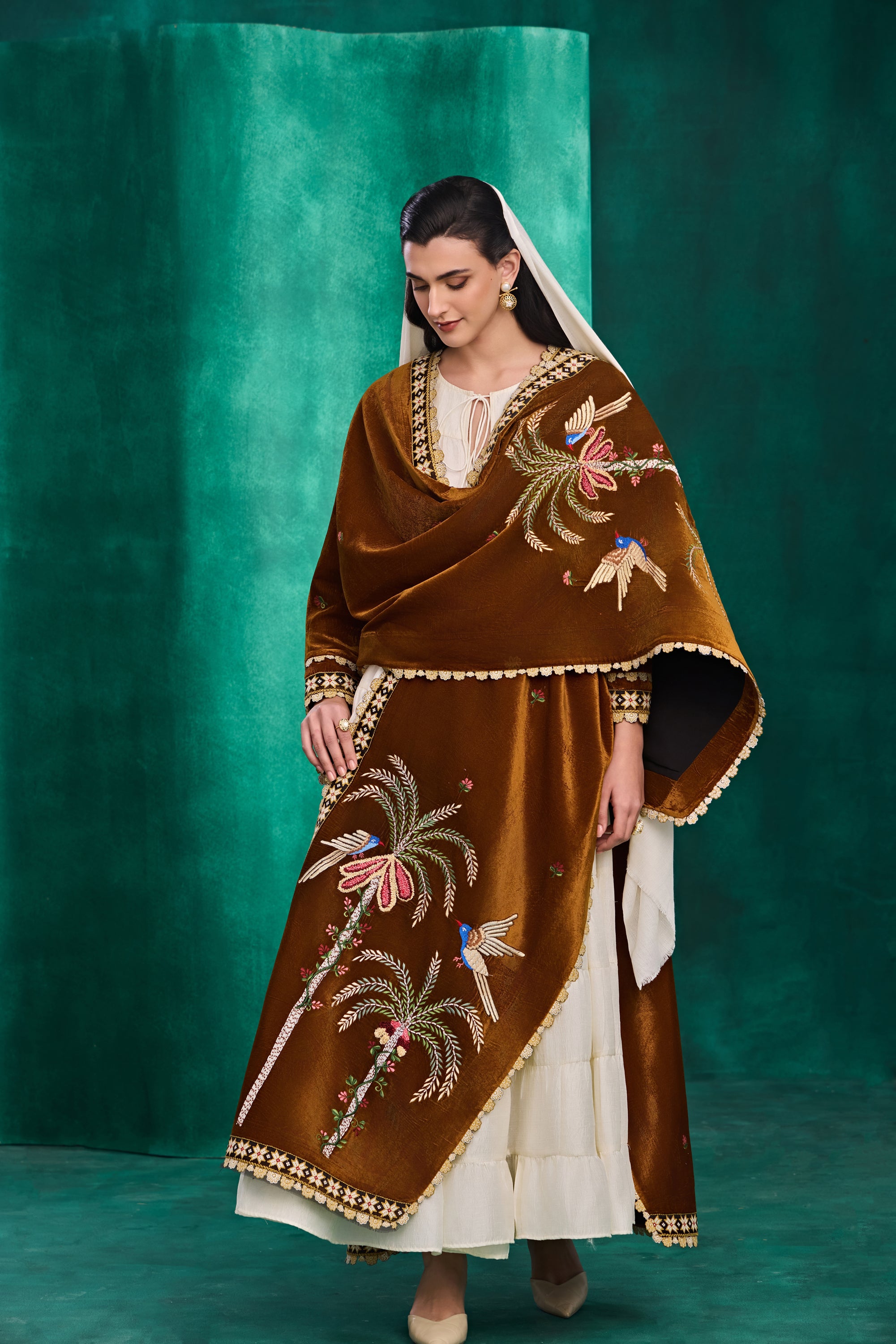 Karamah Embroidered Cape