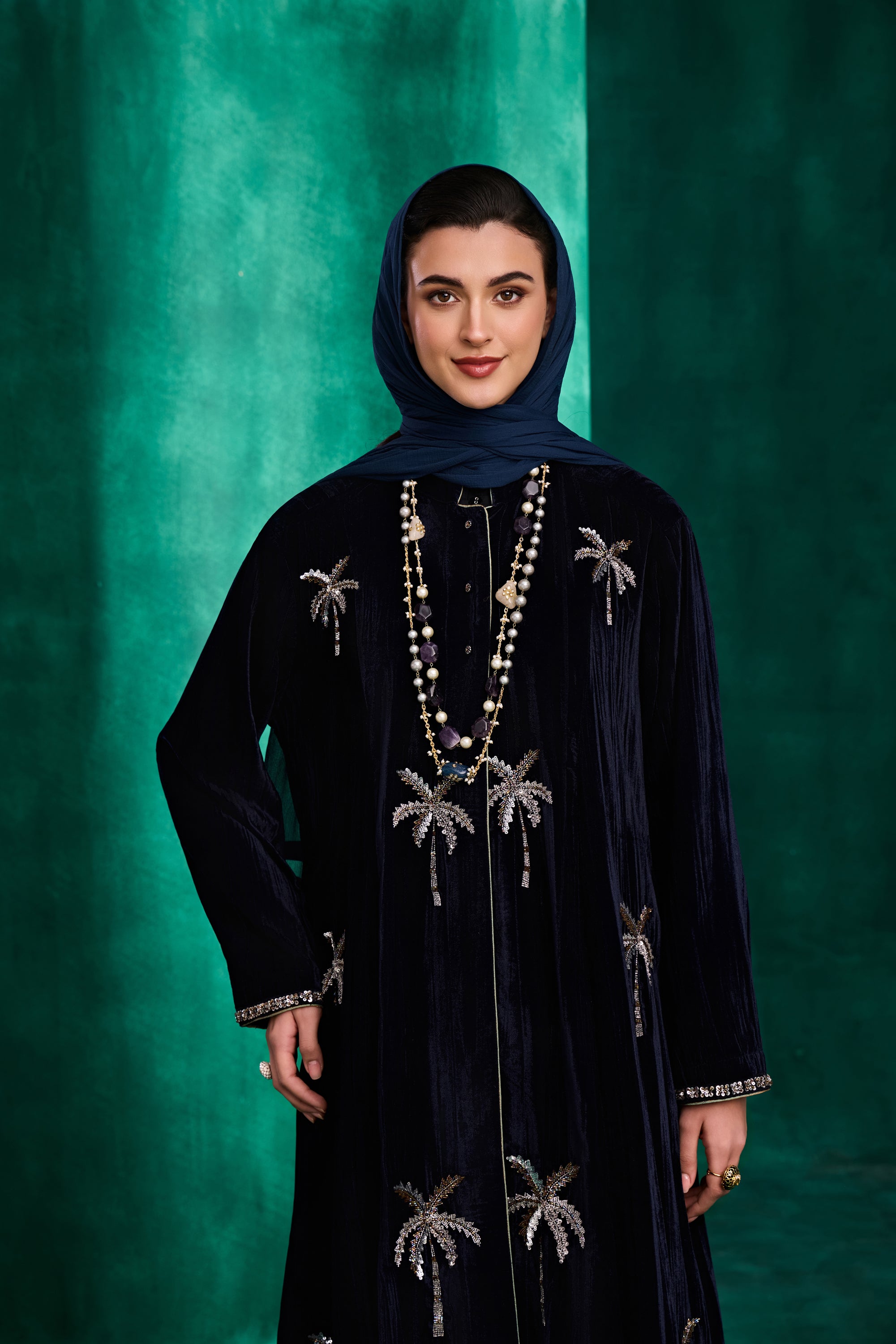 Eshal Embellished Abaya