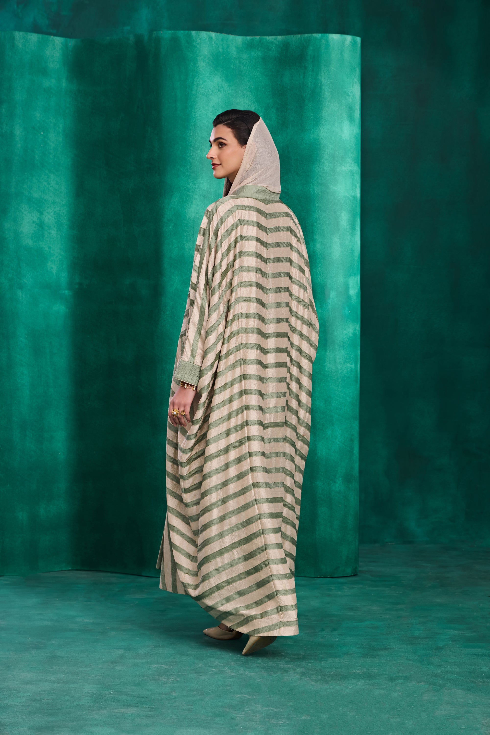 Mazna Abaya with Patch Work