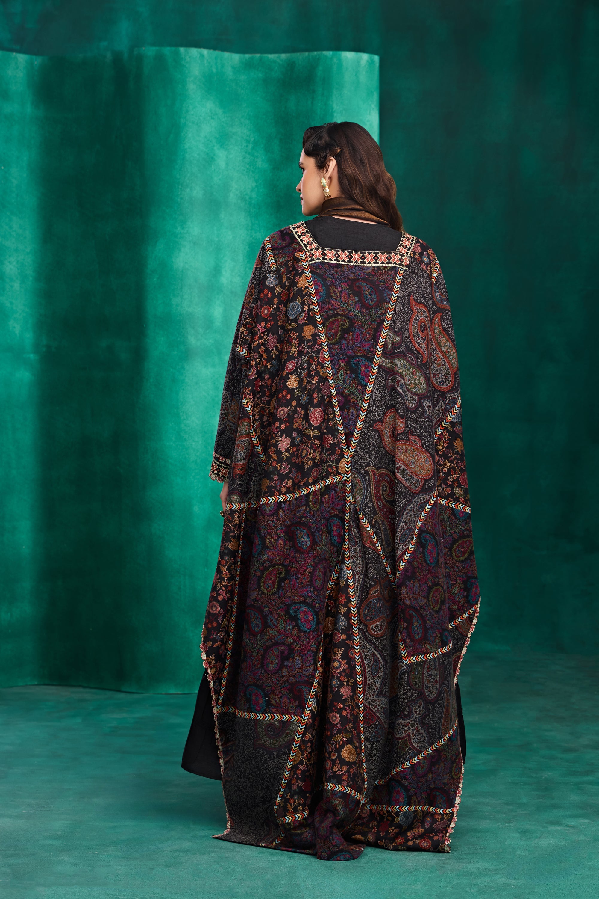 Farasha Embroidered Cape