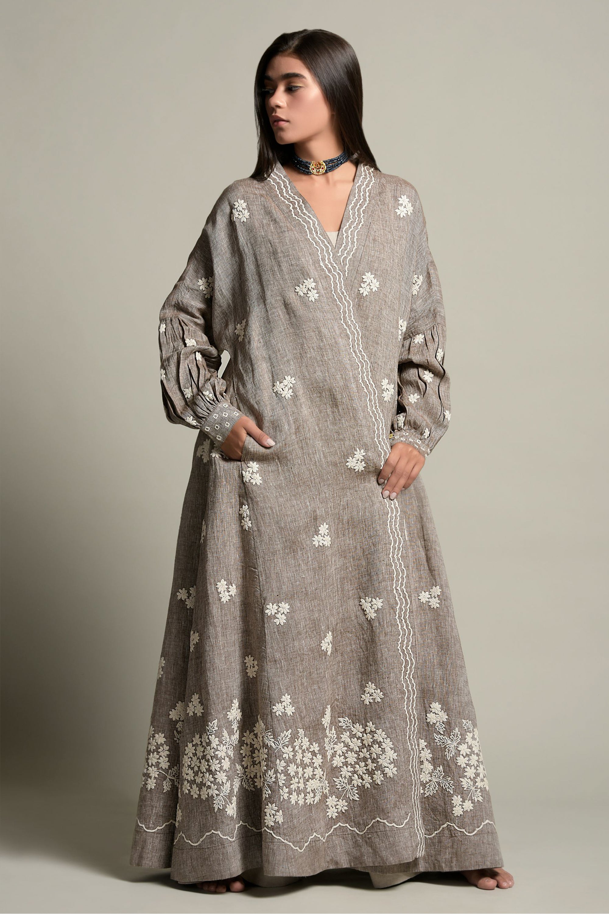 Neha Embroidered Abaya
