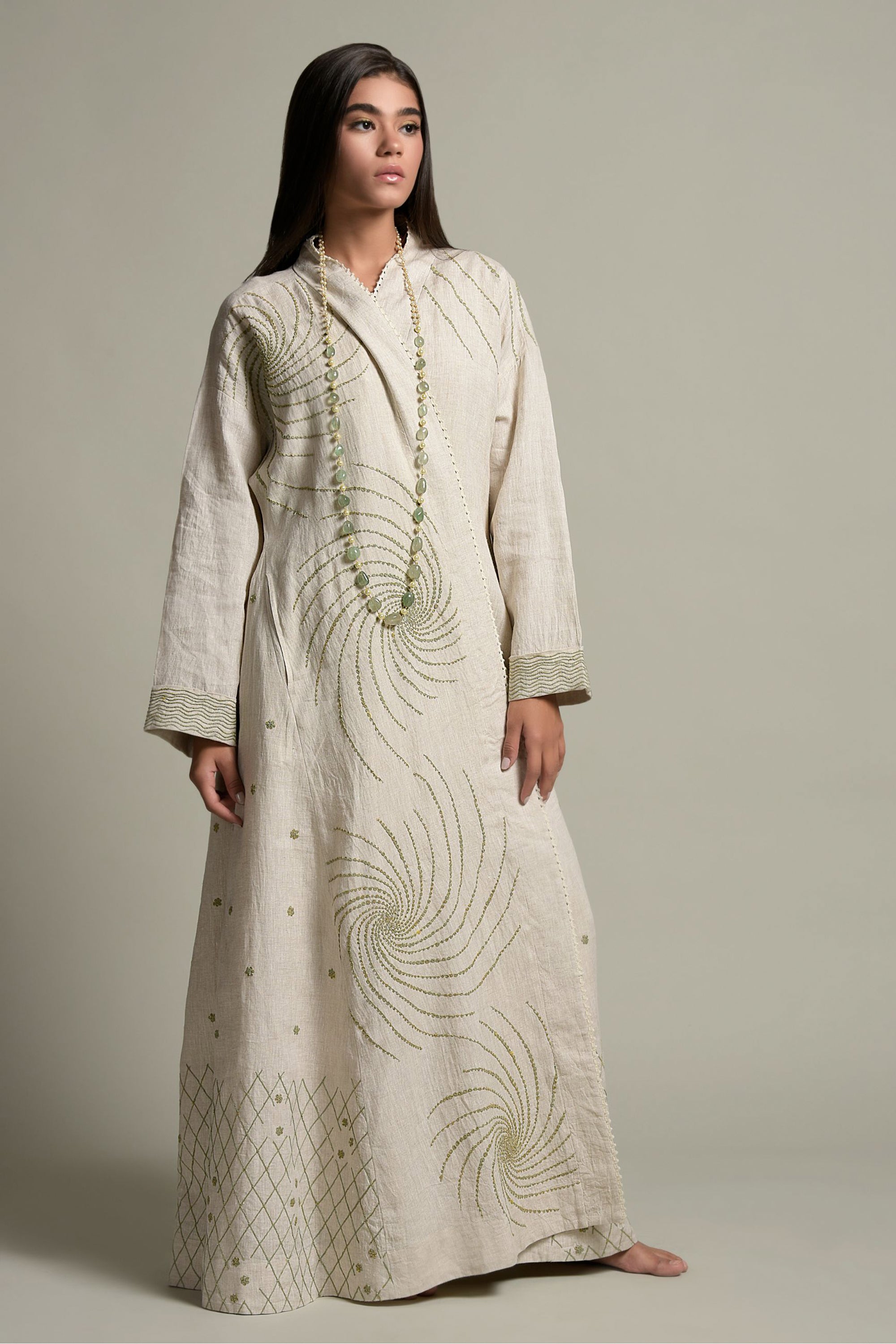 Farzin Embroidered Abaya