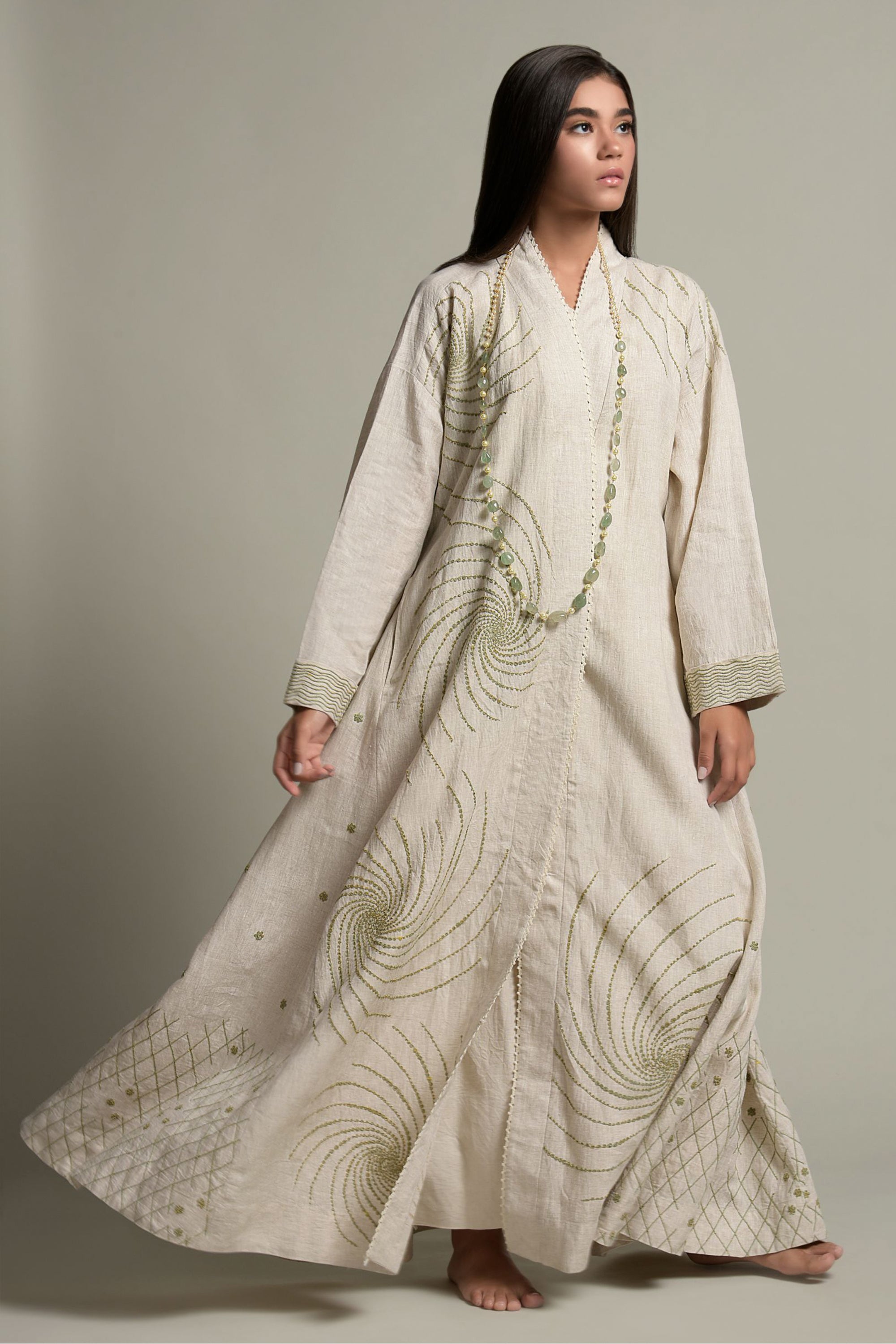Farzin Embroidered Abaya