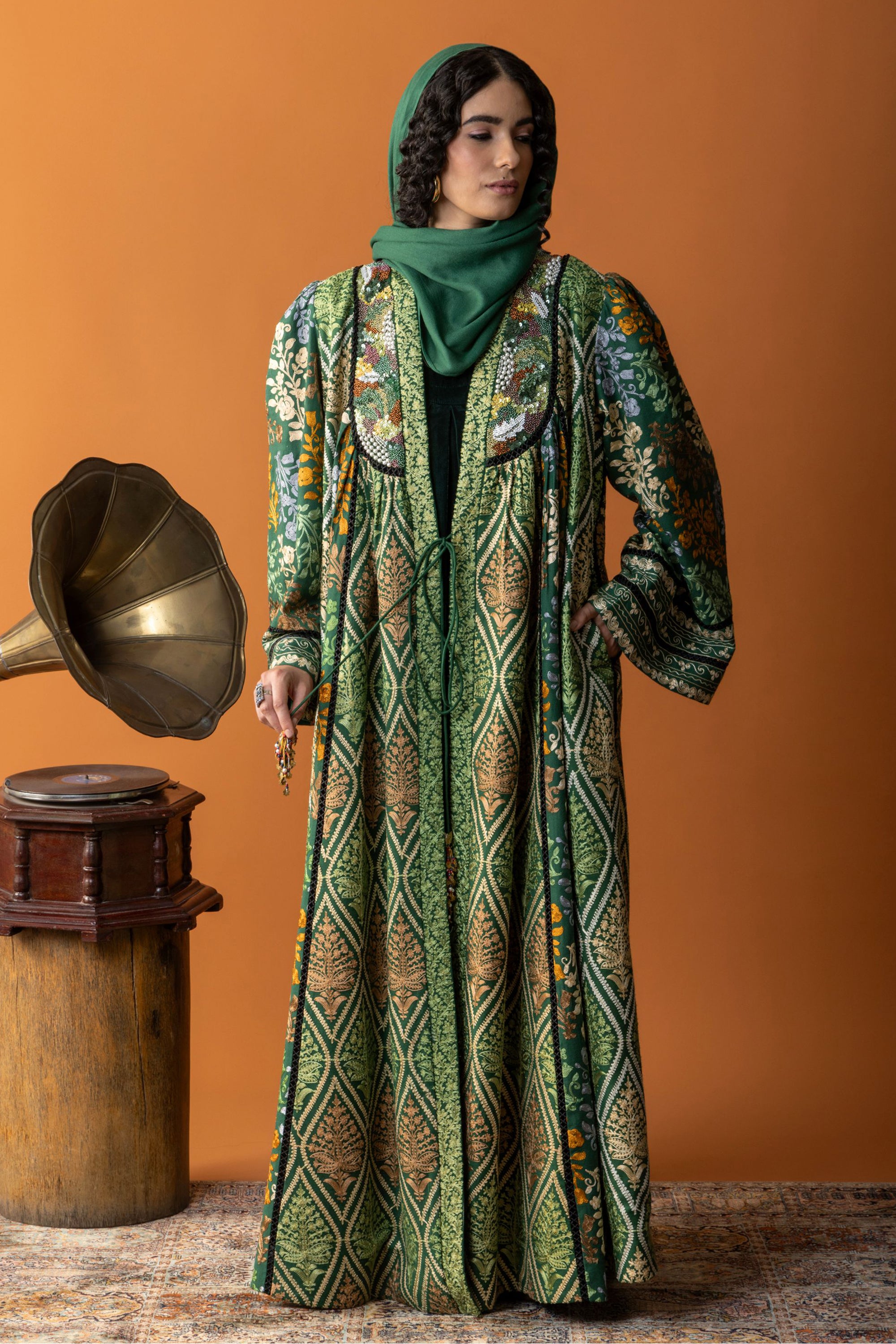 Hayat Embroidered Abaya