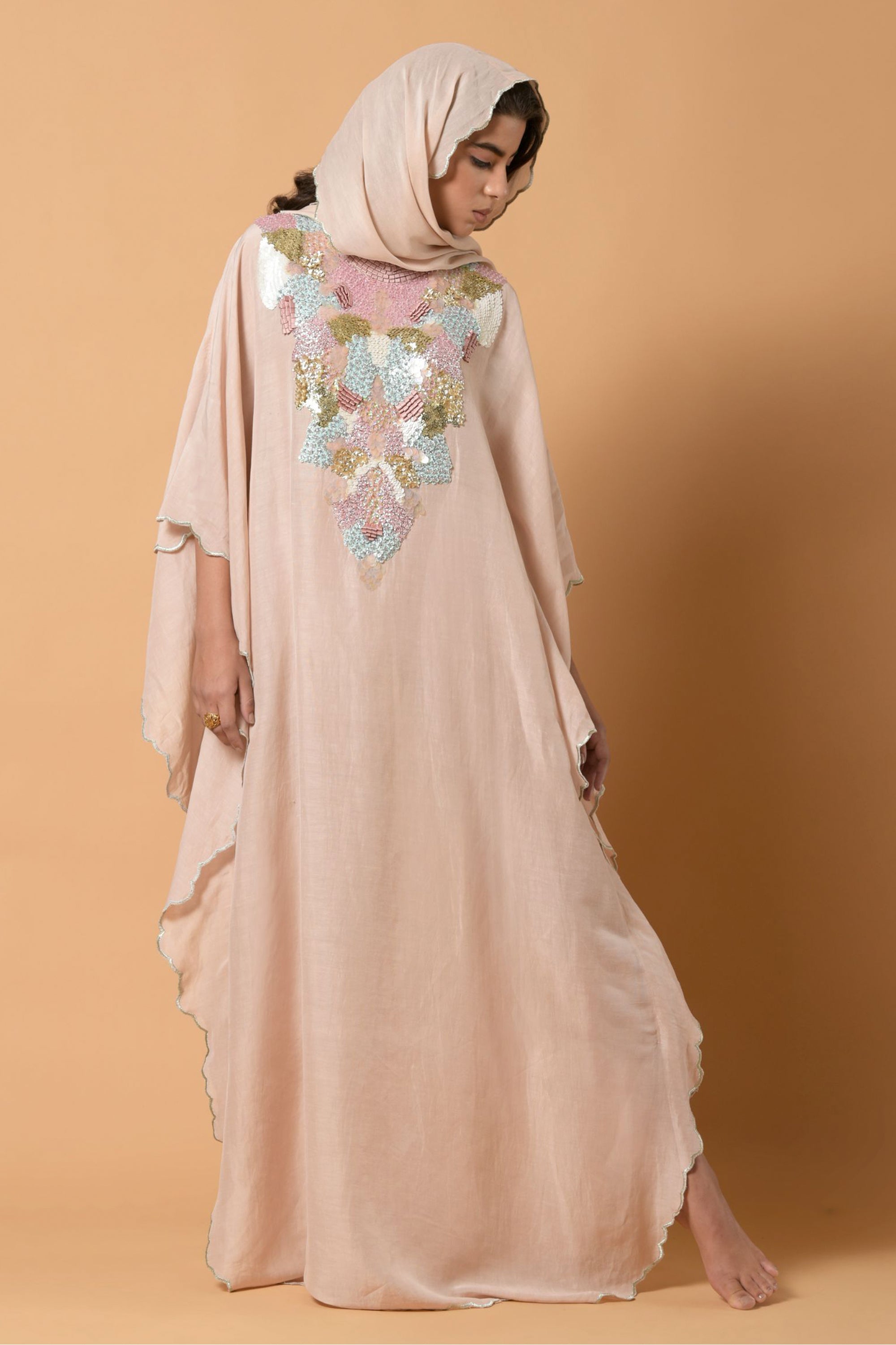 Farhana Blush Delight Jalabiya