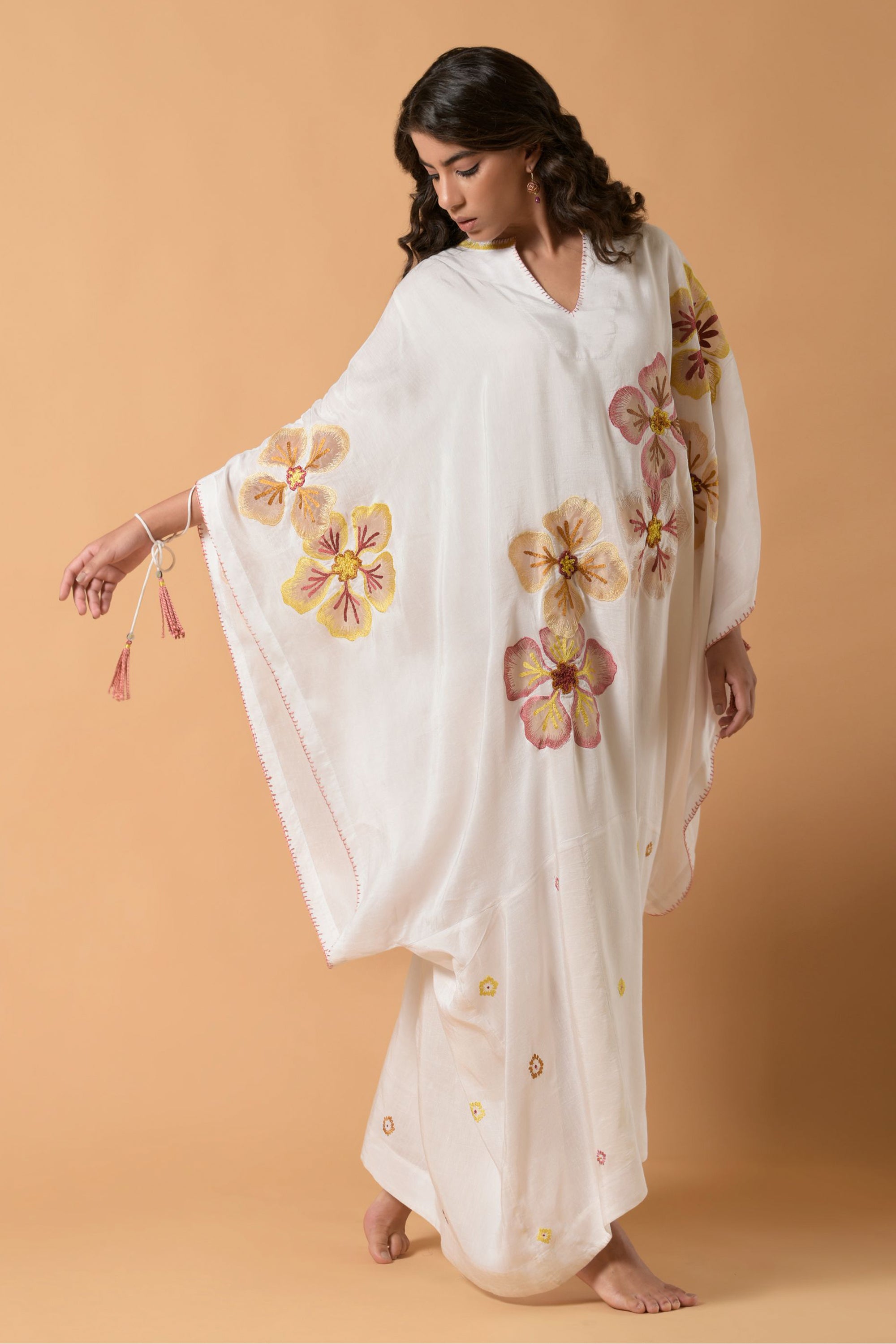 Kenza Botanic Organza Jalabiya