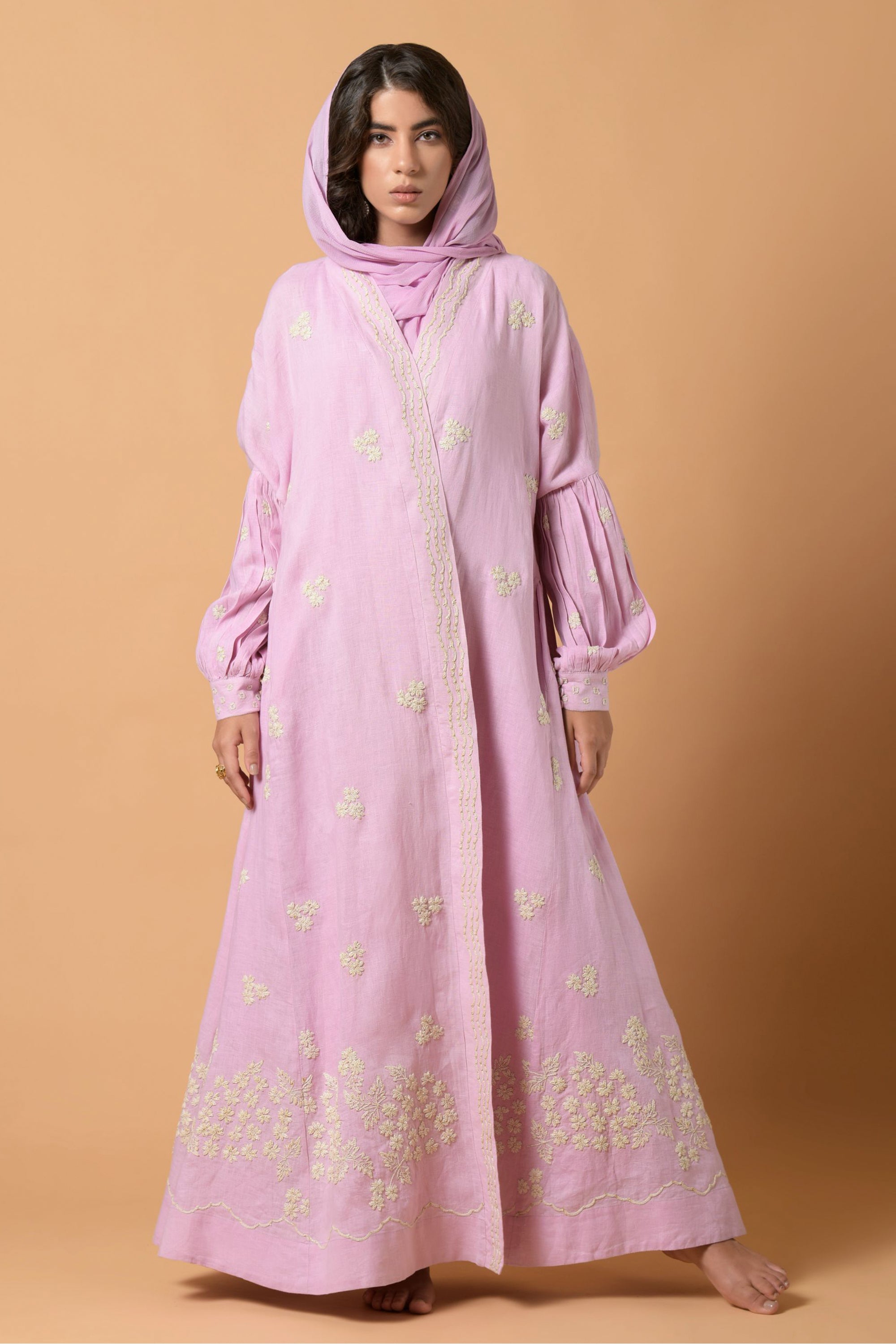 Yashal Floral Abaya
