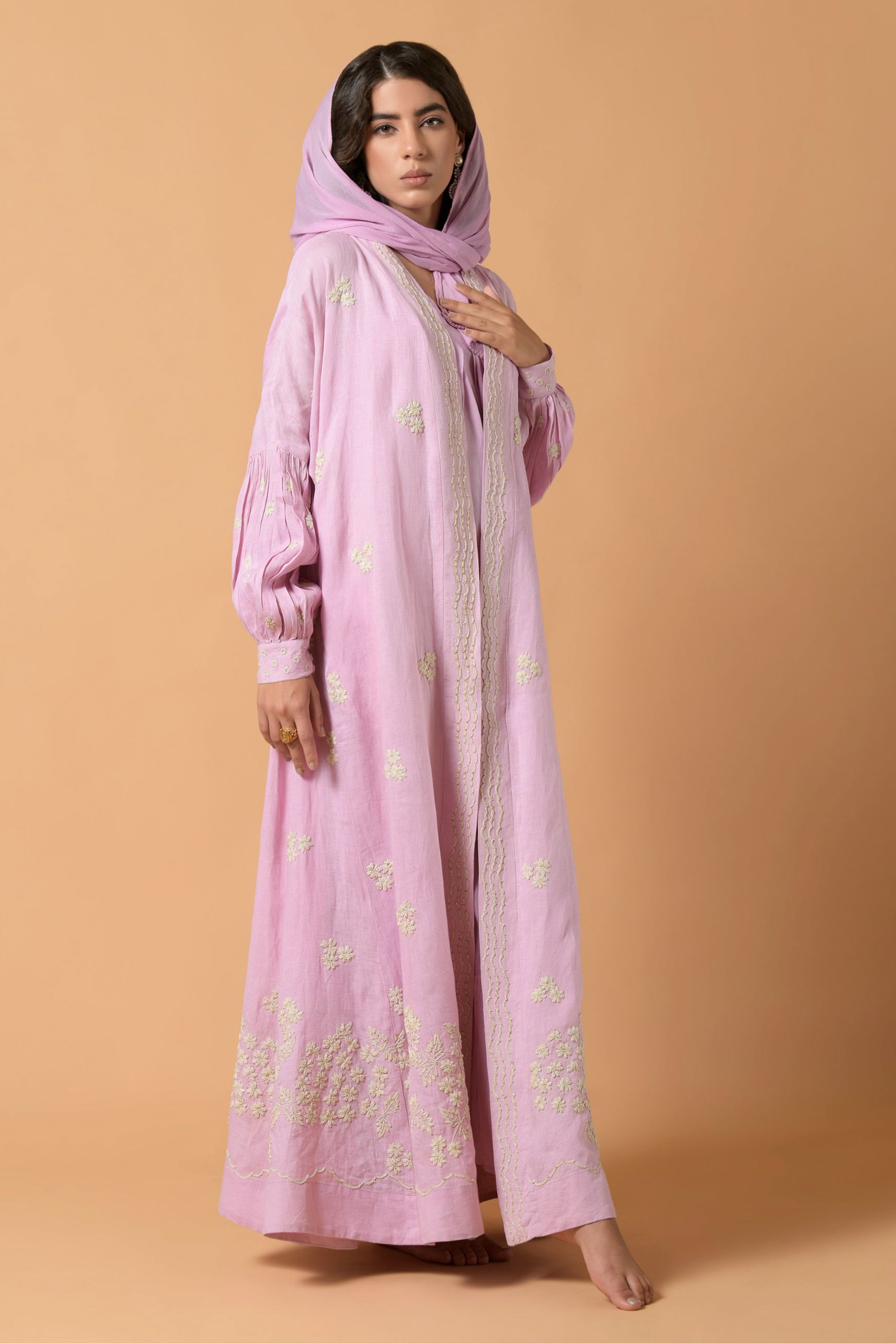 Yashal Floral Abaya