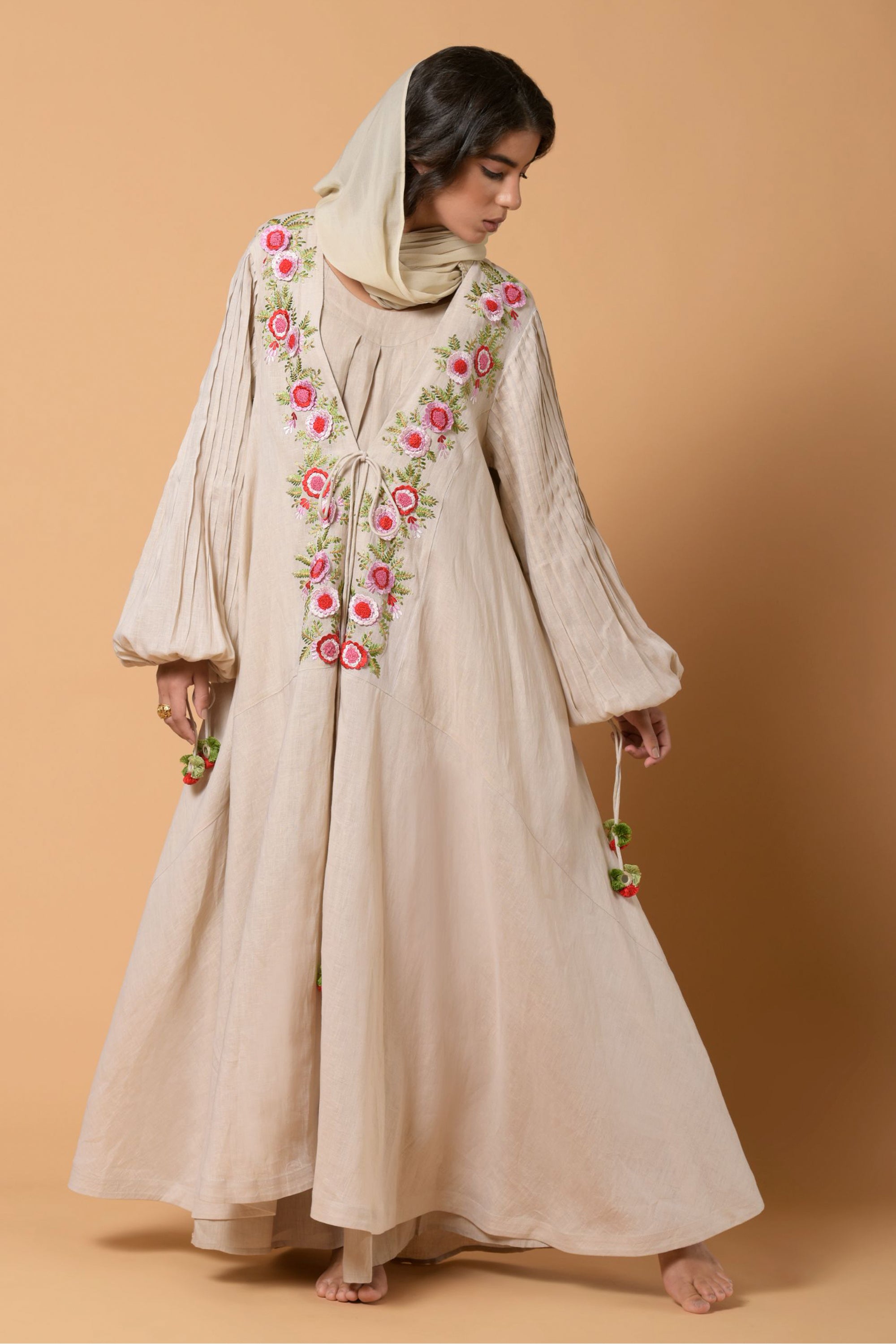 Hareem Blossoms Abaya