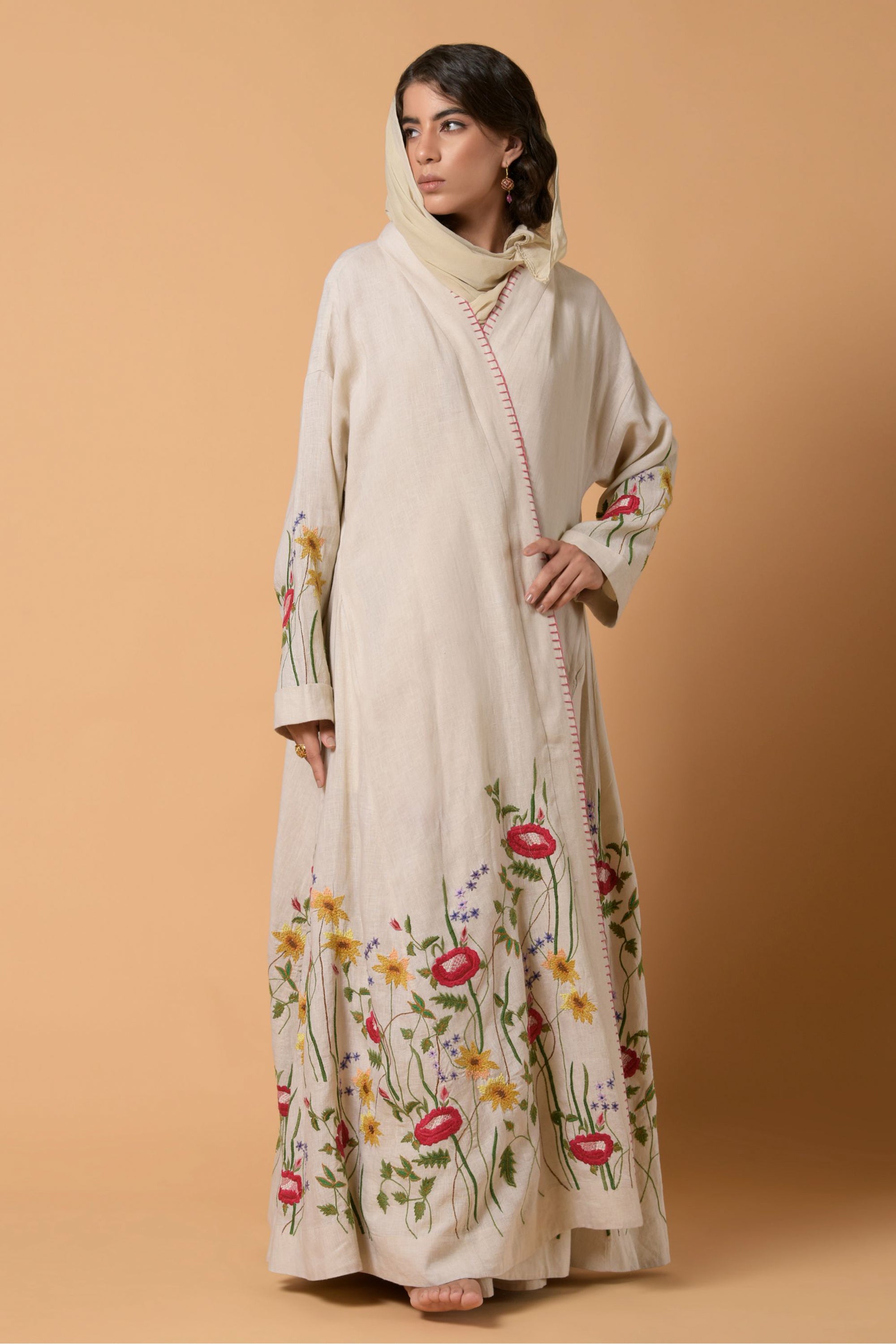 Sadaf Desert Garden Abaya