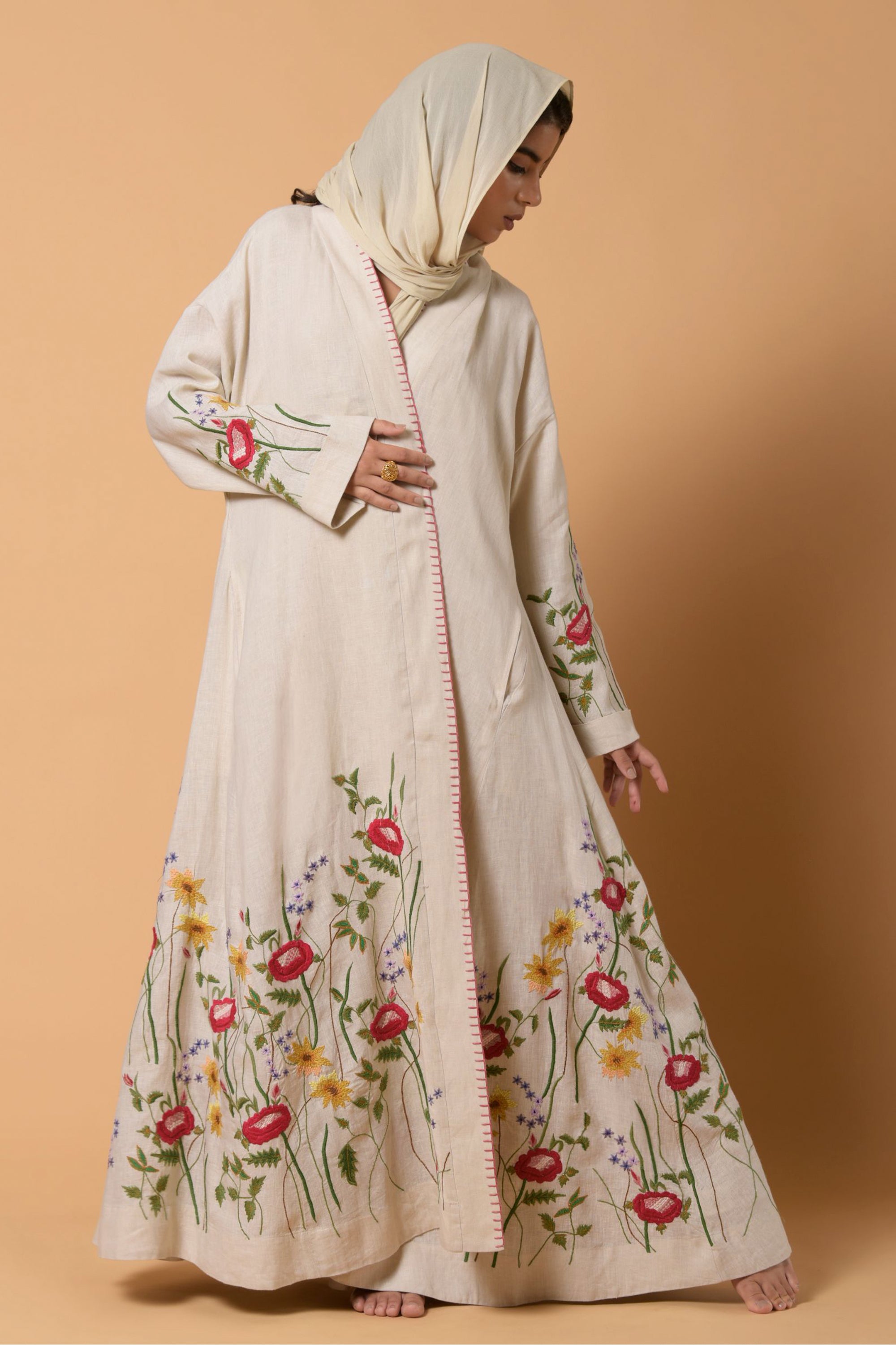 Sadaf Desert Garden Abaya