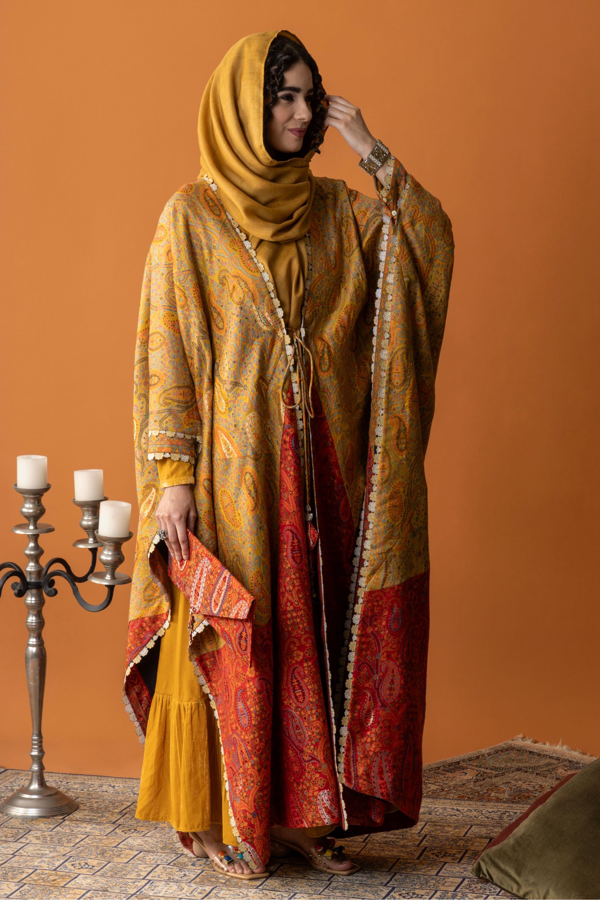 Dalia Embroidered Cape