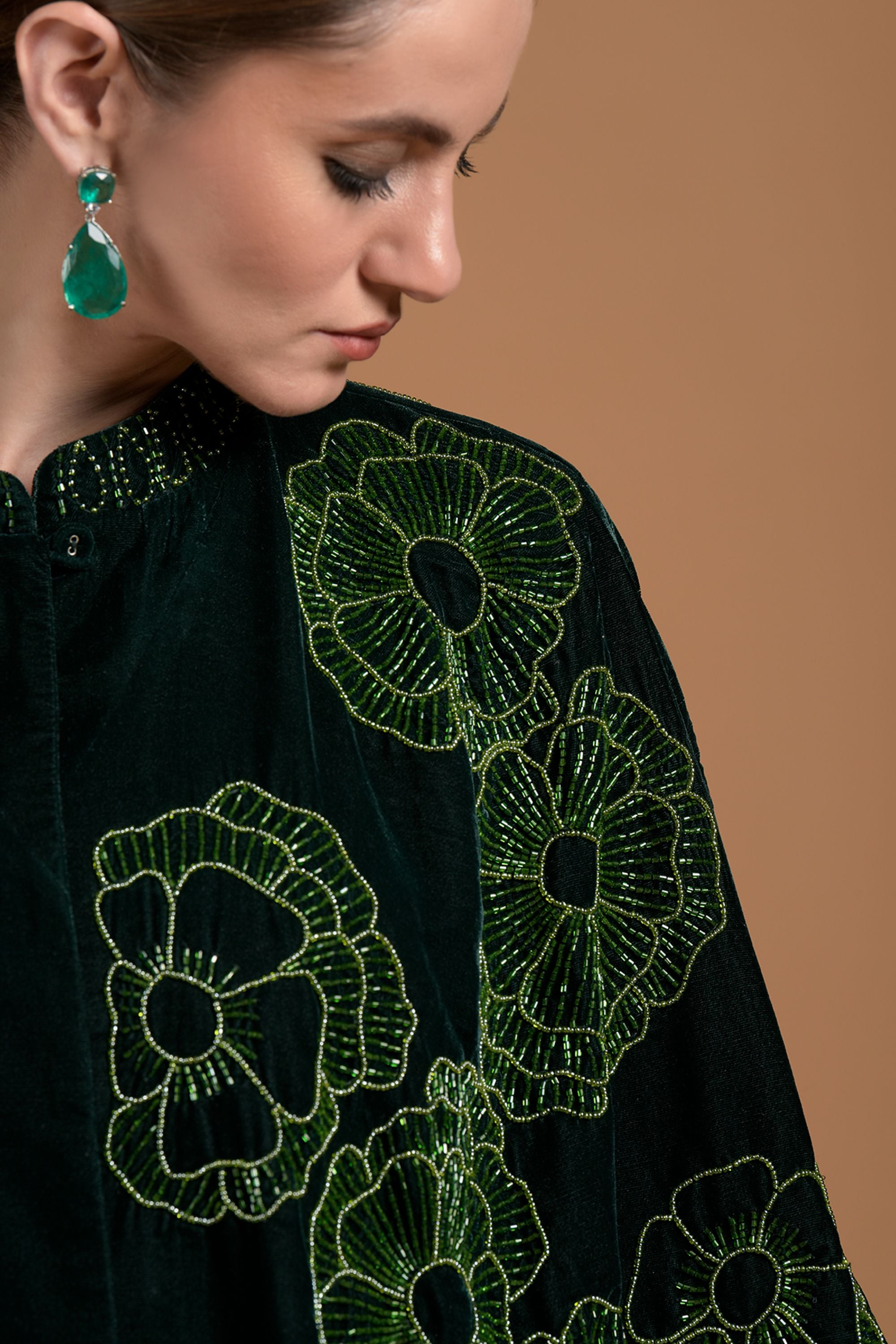 Amisha Embellished Cape