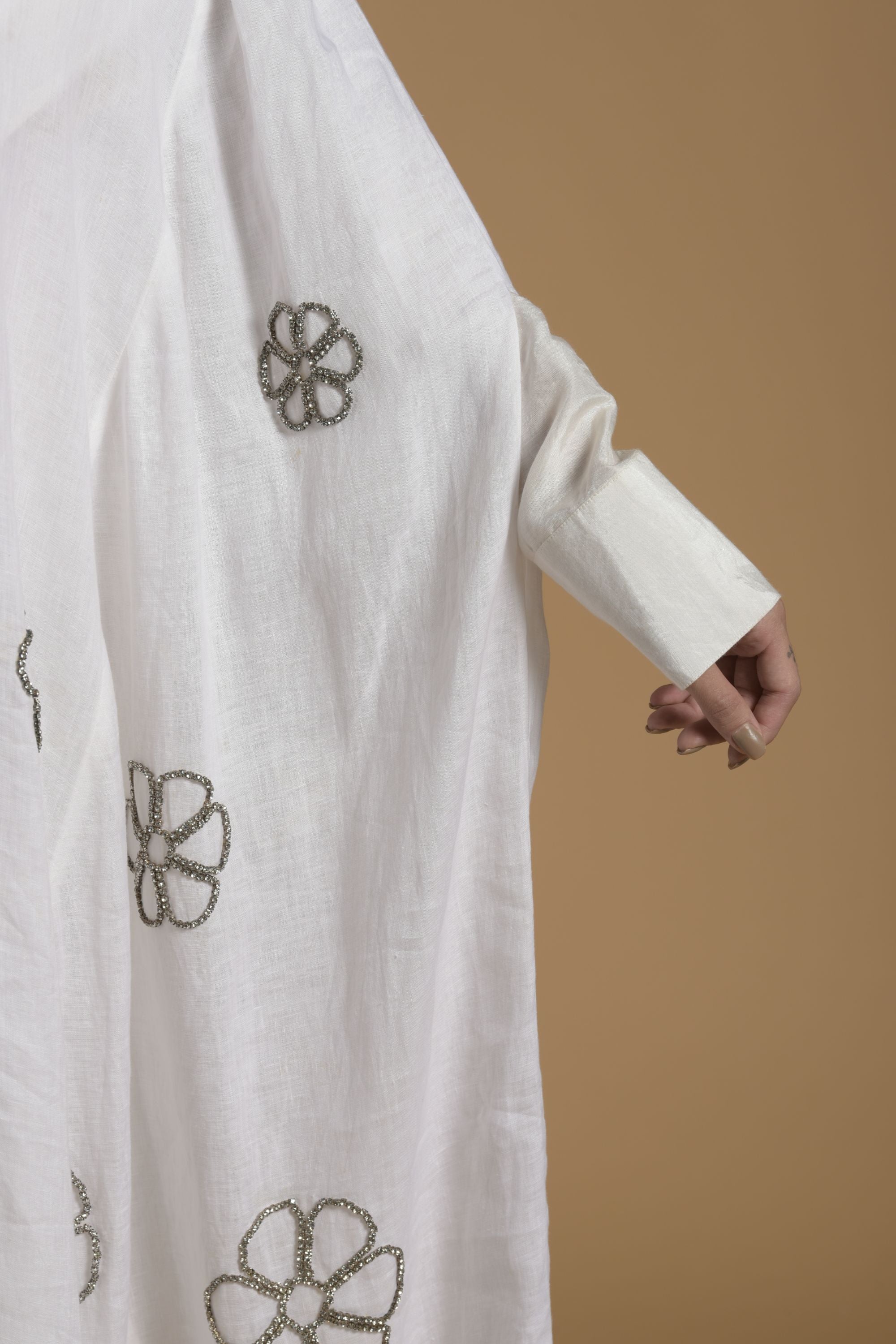 Aayat Embellished Cape with Inner Cotton Cami