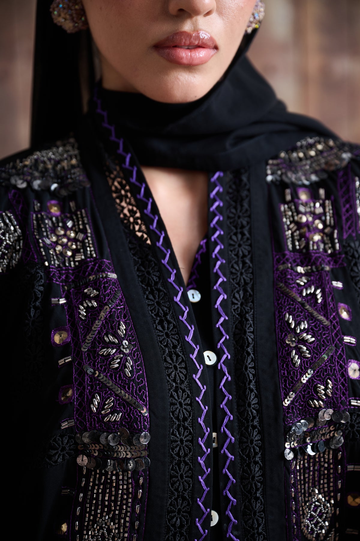 Rufaida Embellished Abaya