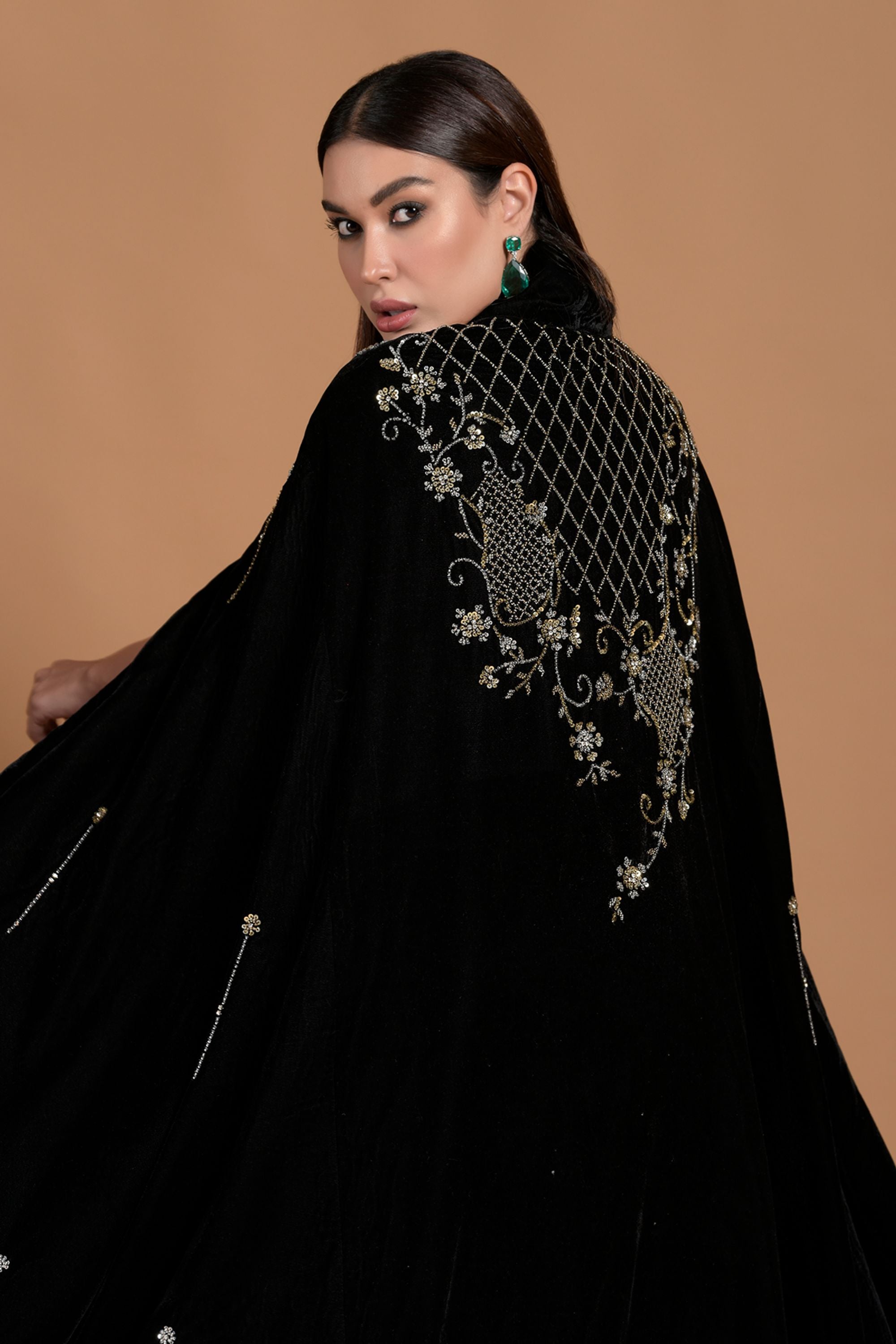 Imaya Embellished Cape