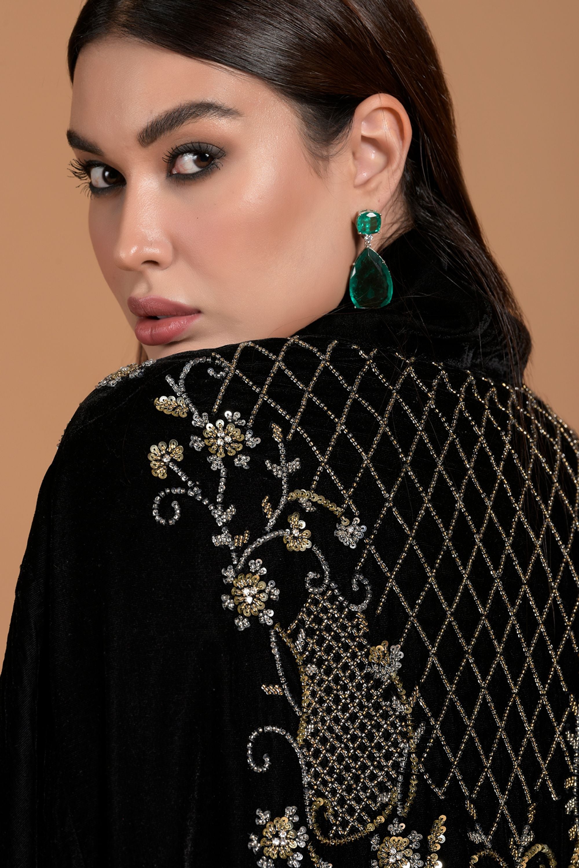 Imaya Embellished Cape