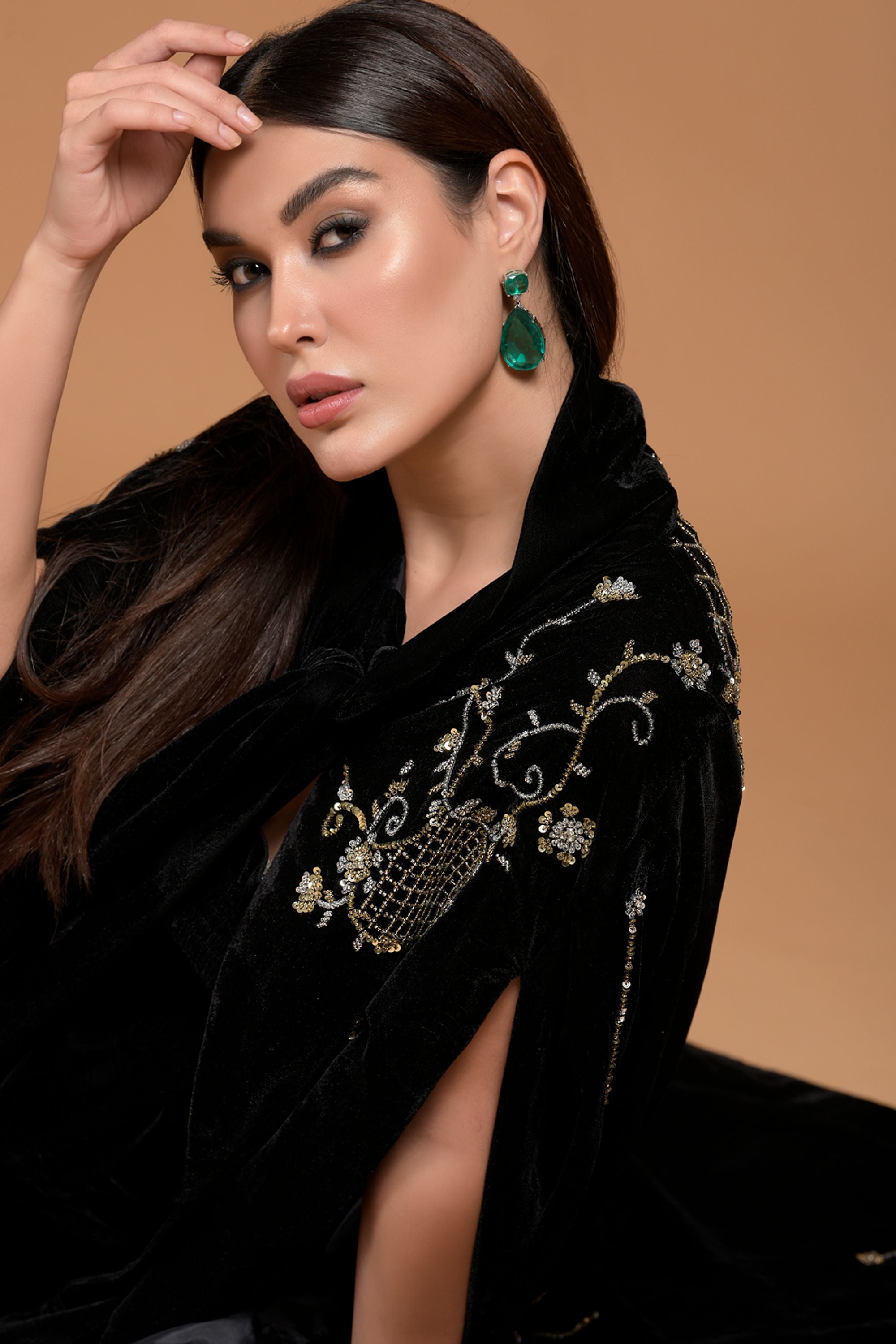 Imaya Embellished Cape