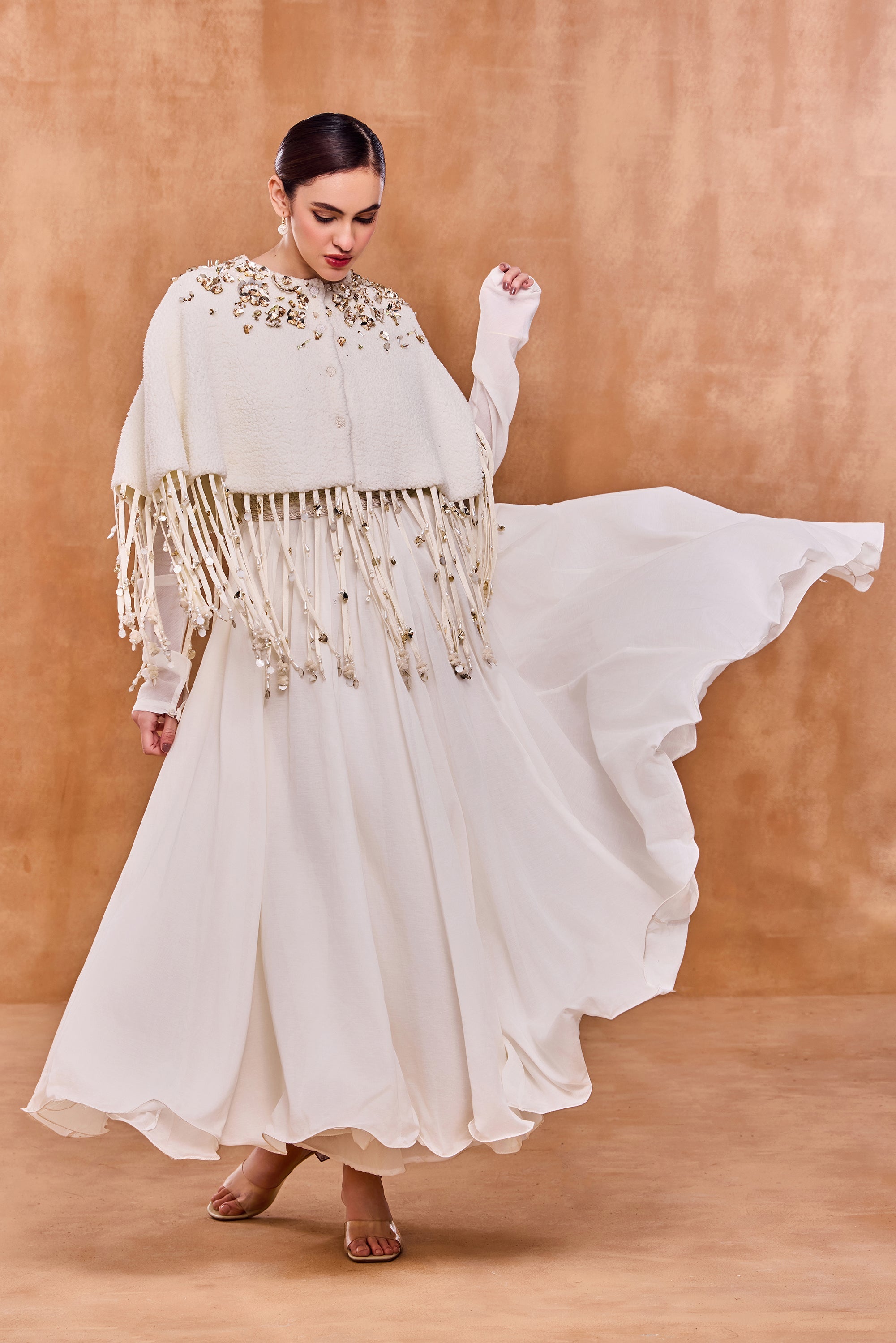 Humaira Embellished Cape
