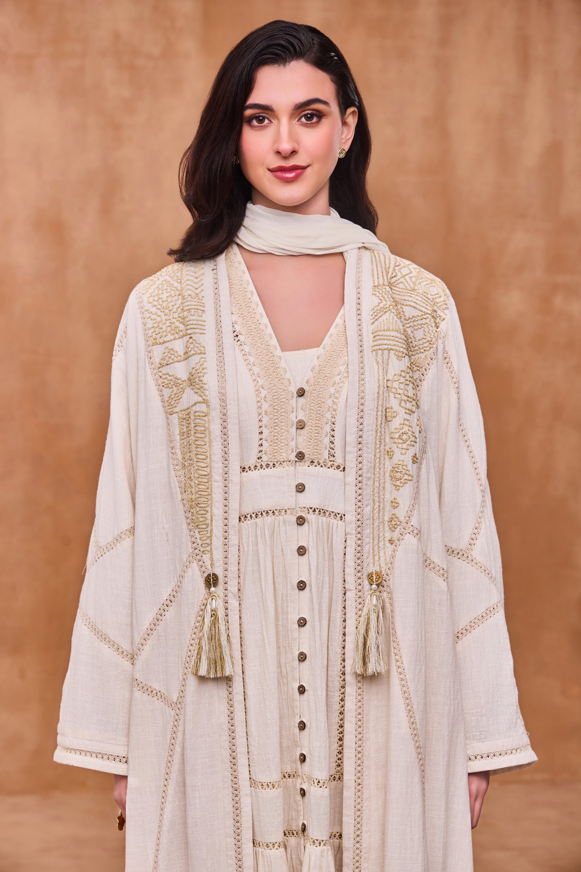 Tasmia Embroidered Abaya