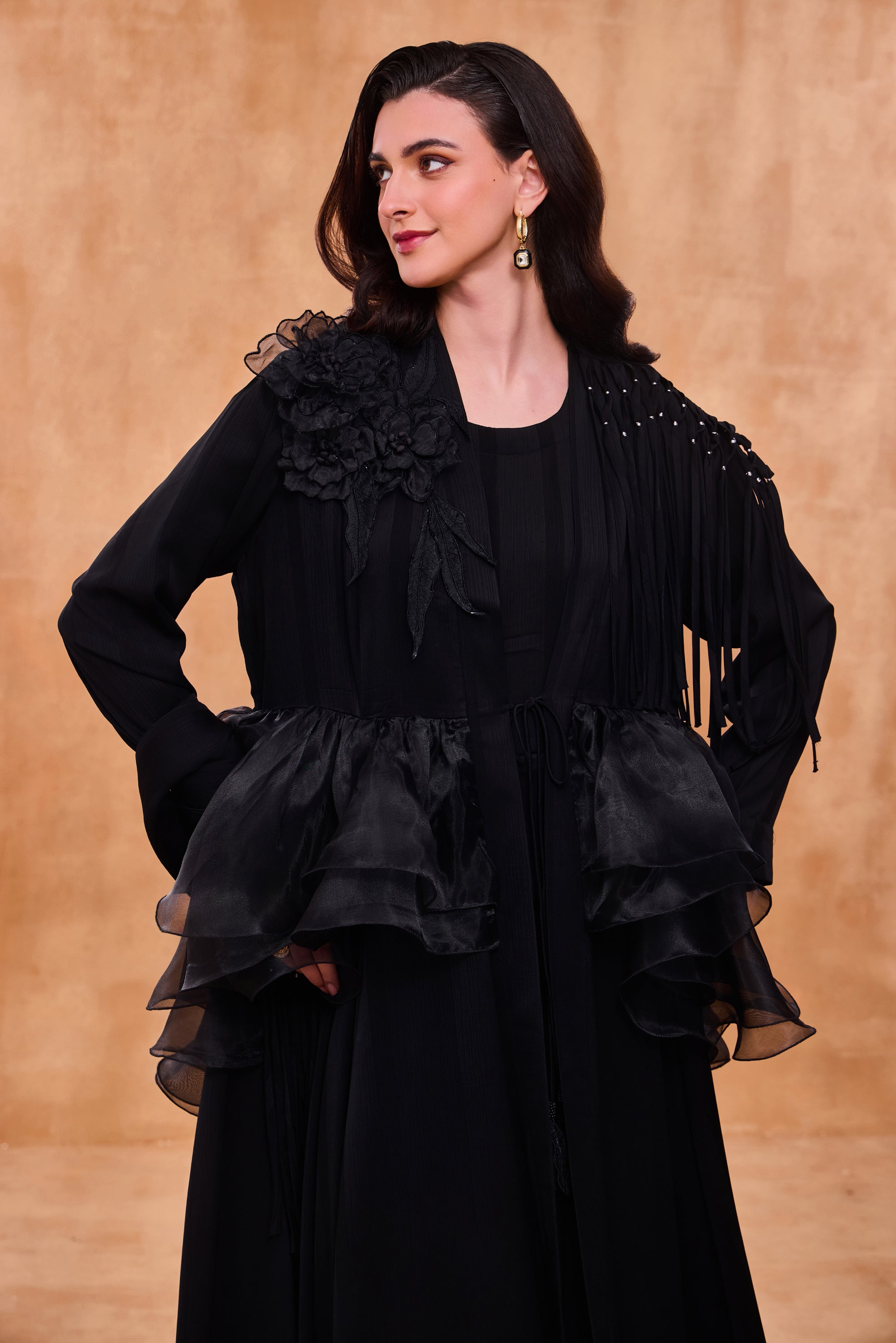 Kubra Embroidered Abaya