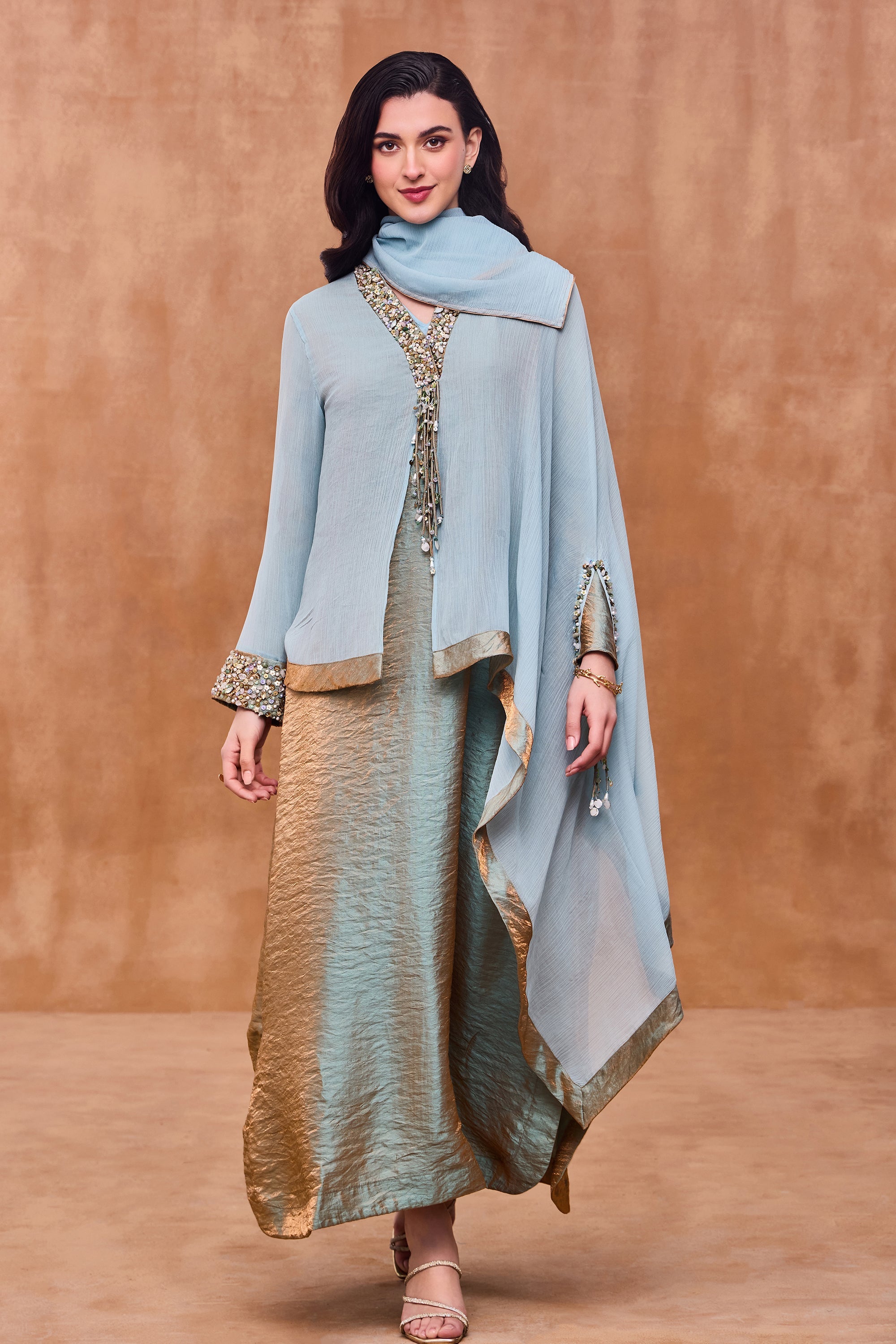 Zarmina Embellished Jalabiya