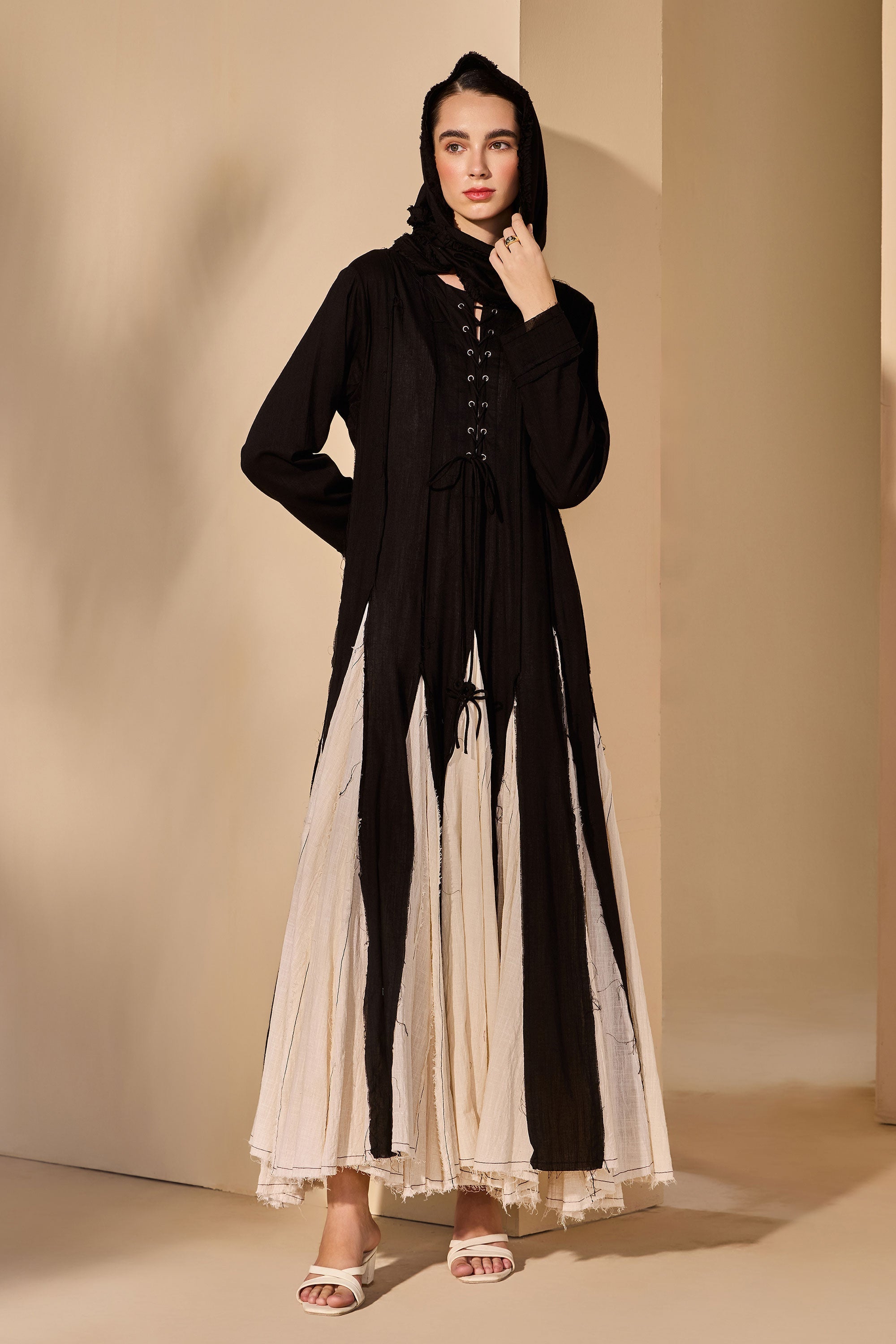 Saliha Cotton Slub Jalabiya