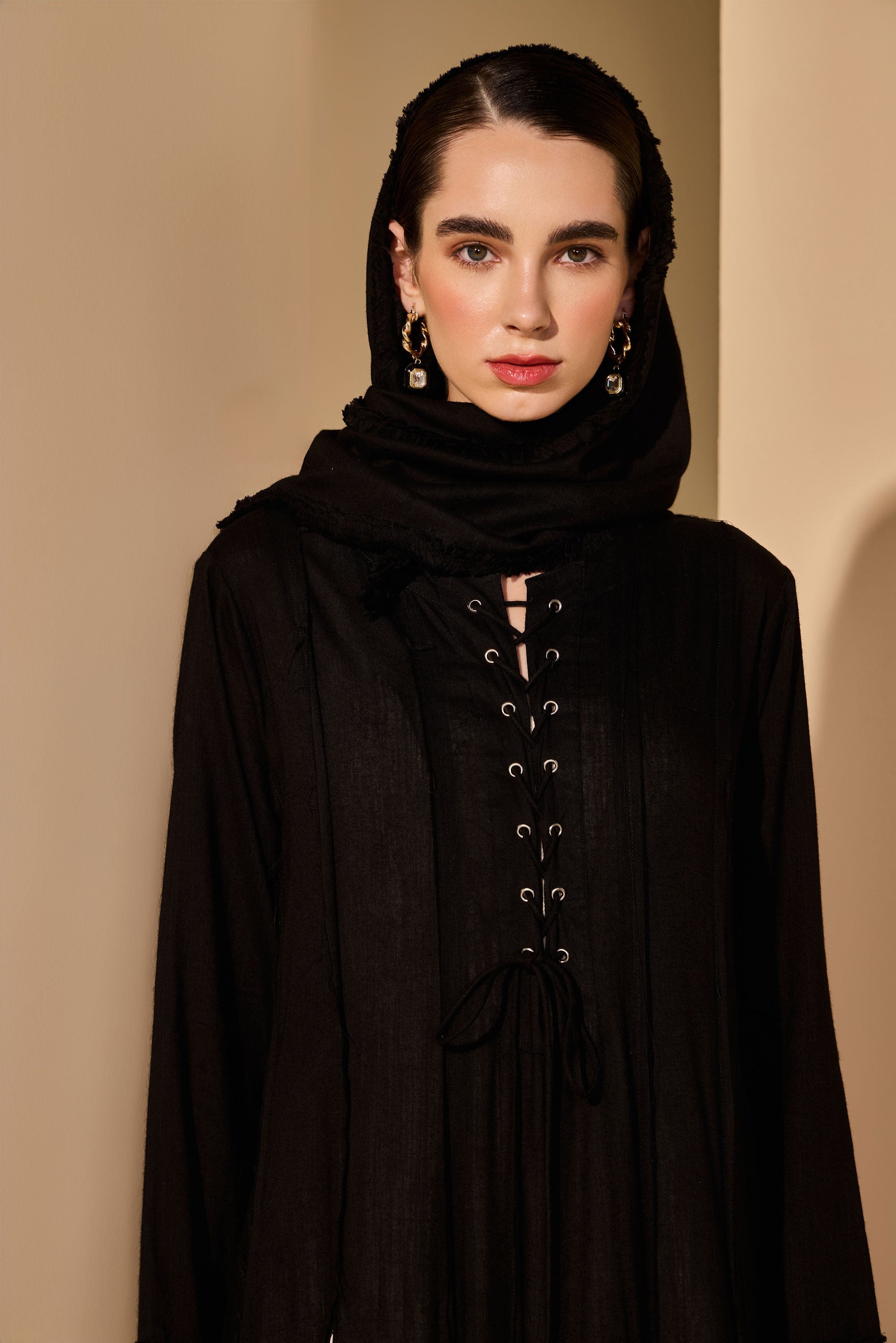 Saliha Cotton Slub Jalabiya
