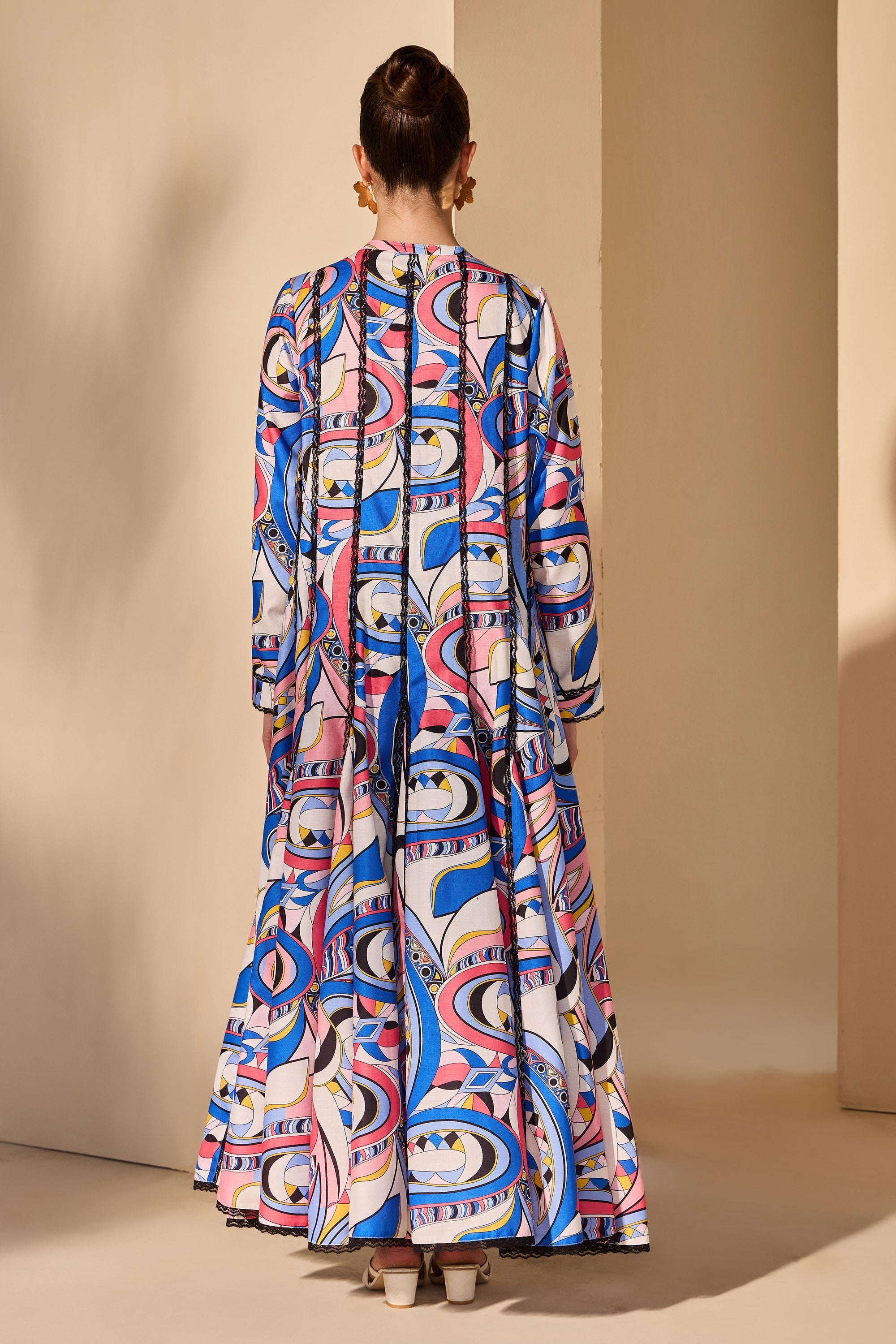 Zareeva Cotton Printed Jalabiya