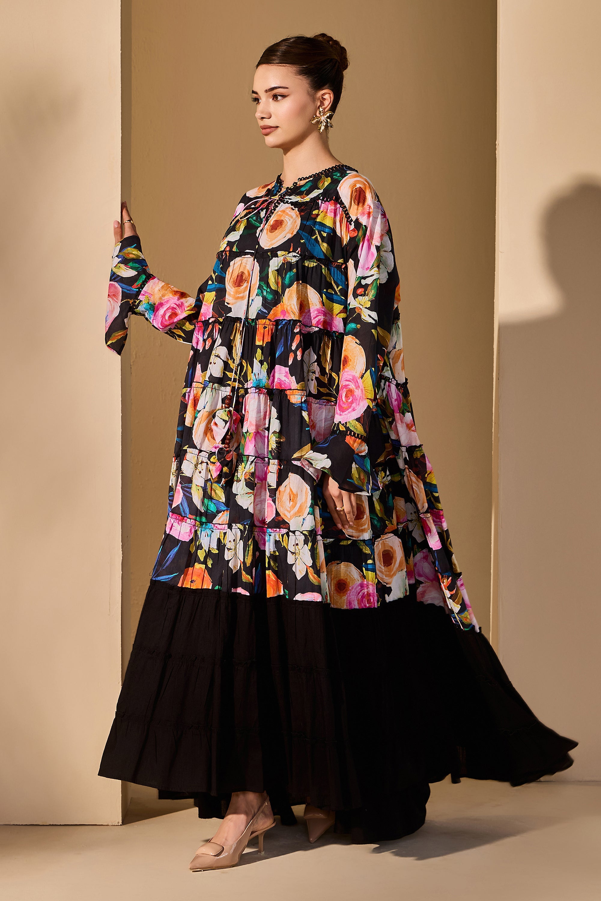 Amayra Cotton Printed Jalabiya